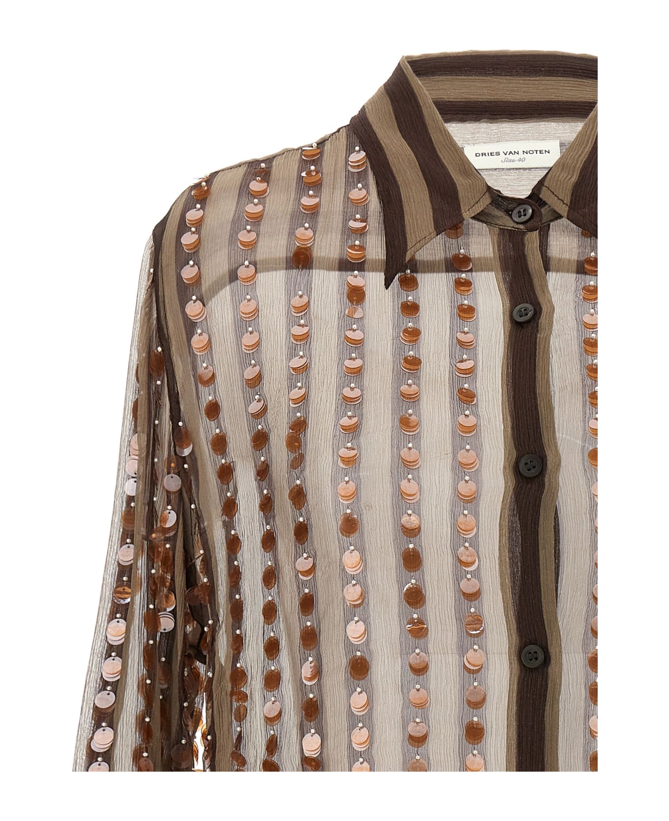 casablanca dream house padded jacket item 'chowy' Shirt - Brown