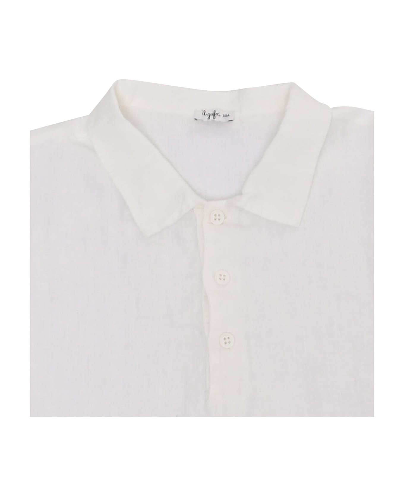 Il Gufo Short Sleeved Polo - WHITE