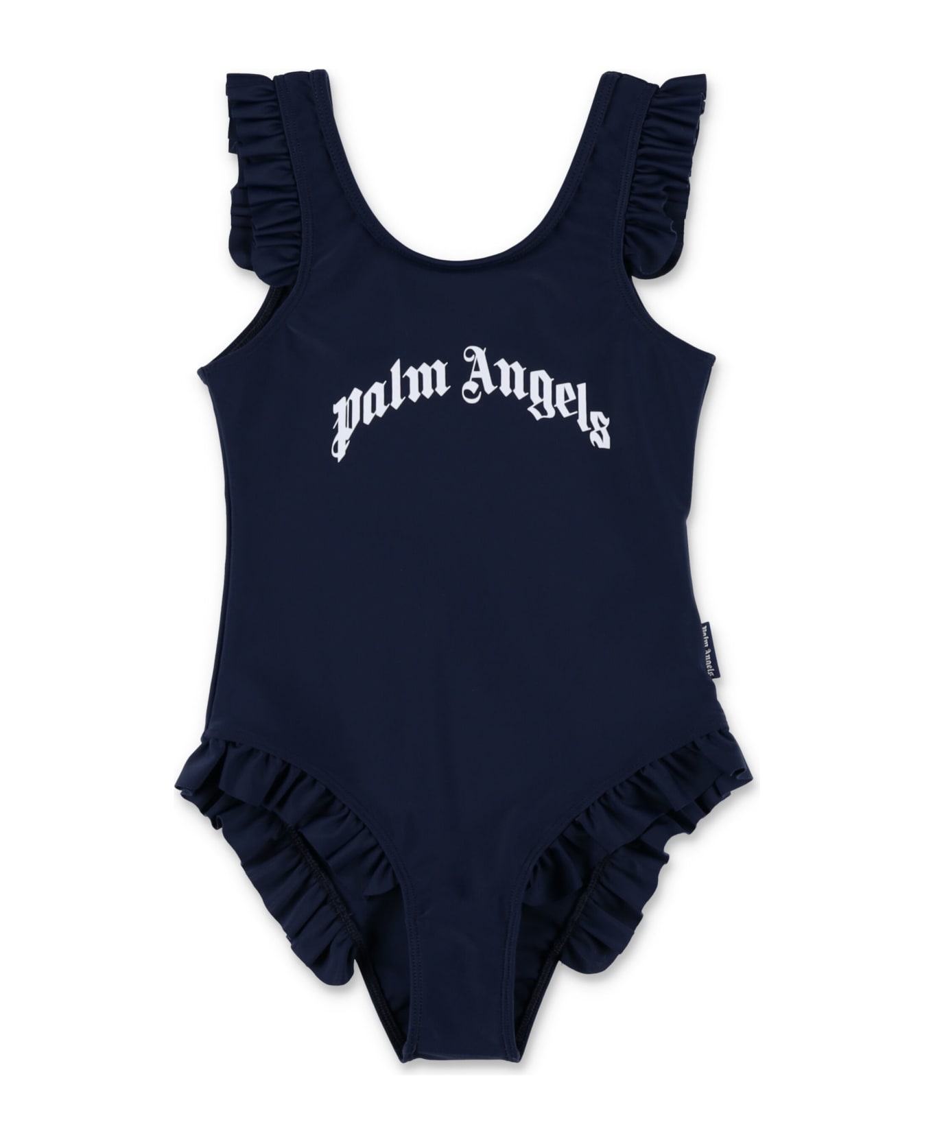 Palm Angels Logo One-piece Swimsuit - NAVY 水着