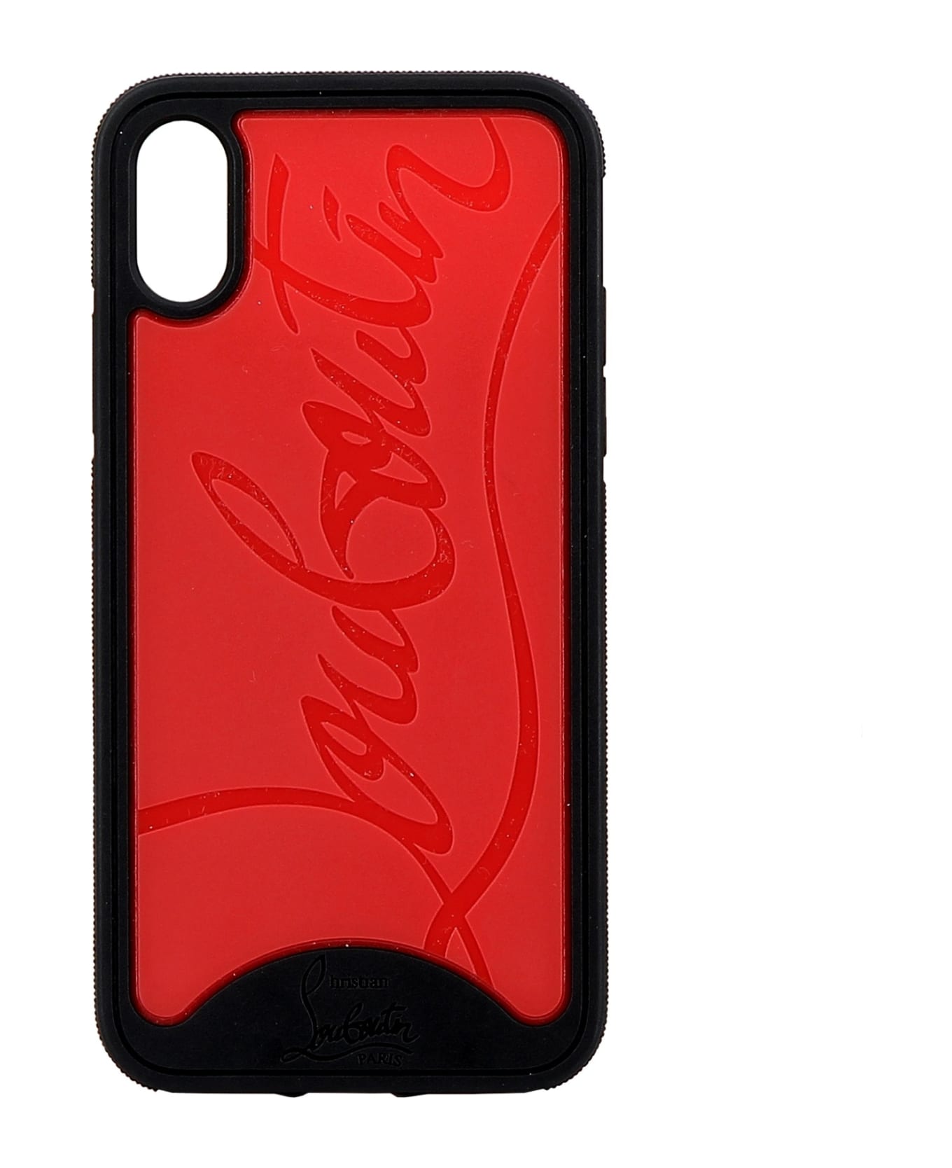 Christian Louboutin Black/red Rubber Cover - BLACK