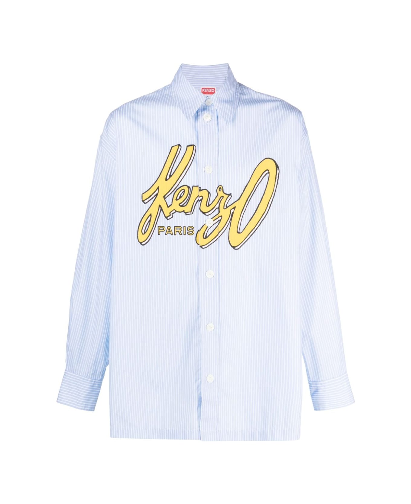 Kenzo Archive Logo Shirt - Sky Blue