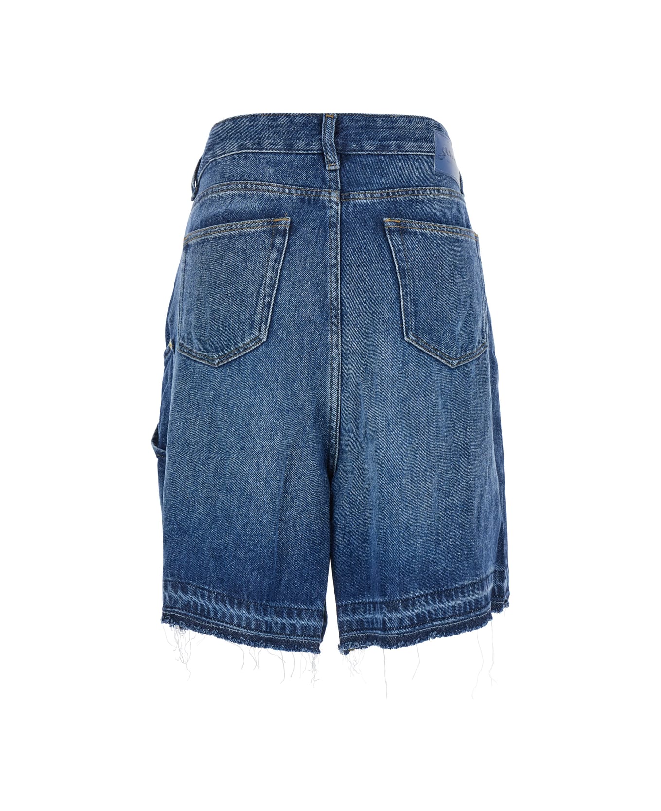 Ganni Denim Shorts - Blu
