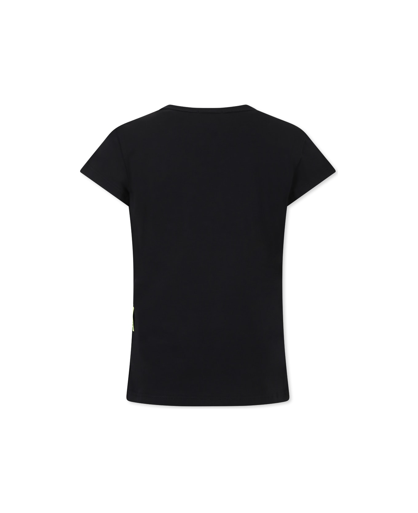Barrow Black T-shirt For Girl With Smiley - Black