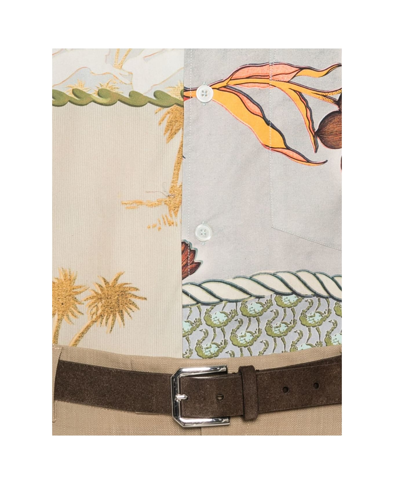 Paul Smith Printed Cotton Shirt - MultiColour