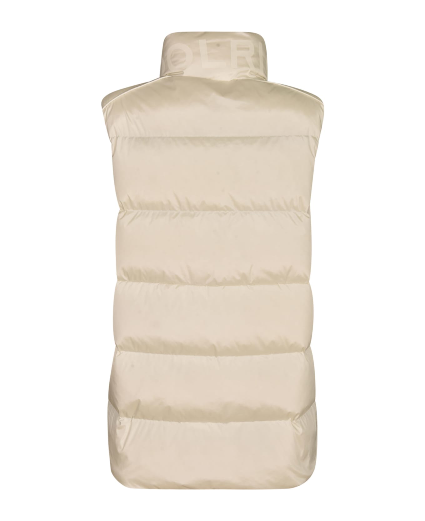 Woolrich Concealed Padded Long Gilet - Cream ベスト