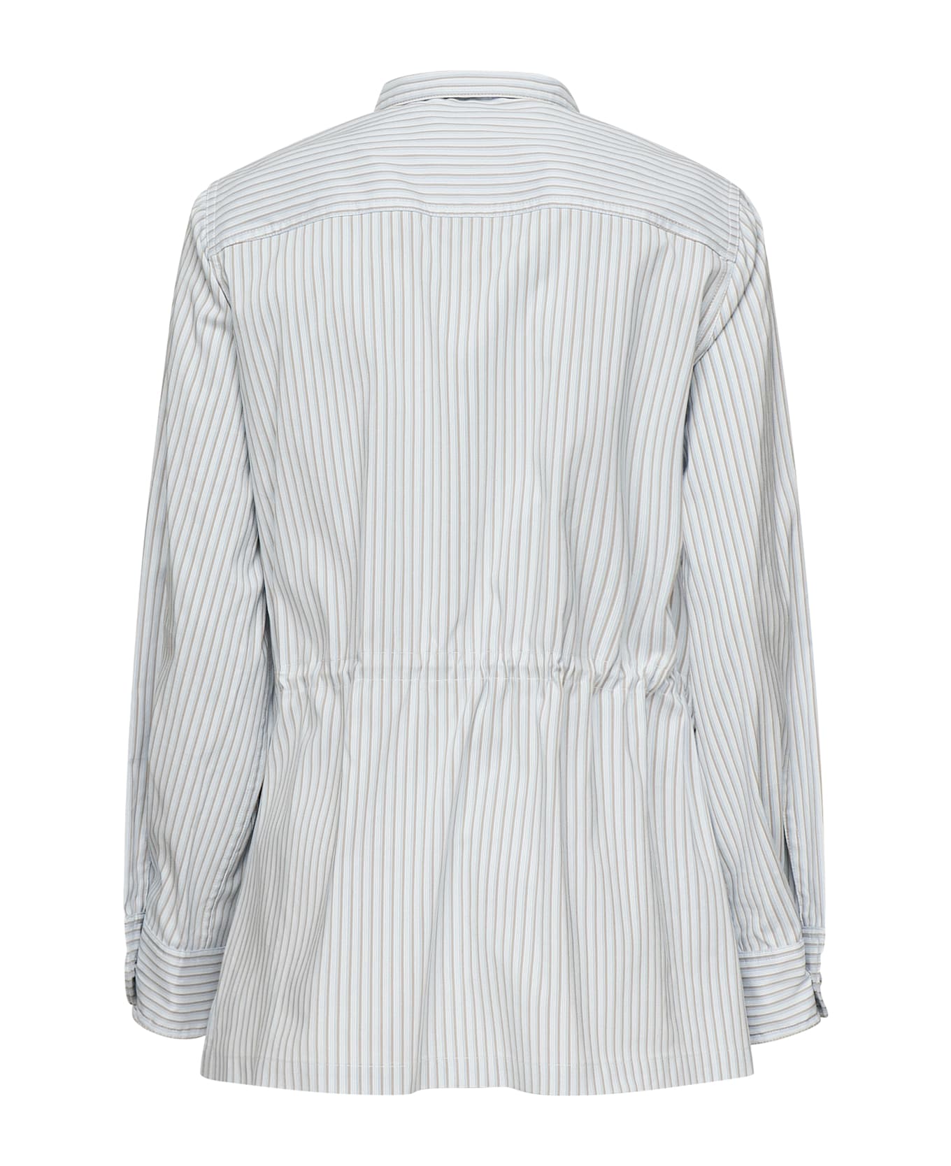 Fendi Cotton And Silk Blouson - Blue