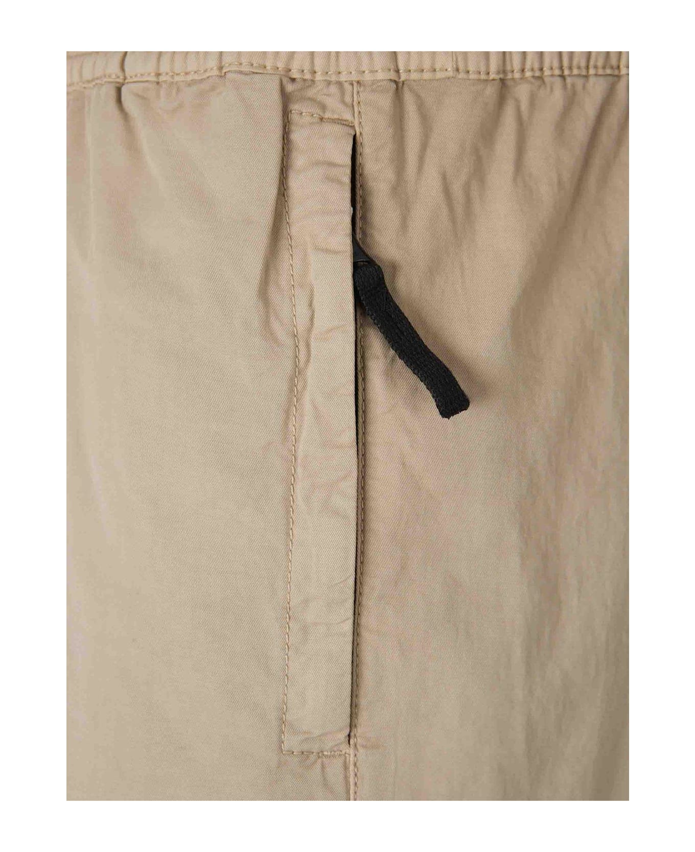 Stone Island Logo Patch Elasticated-waist Pants - NEUTRALS