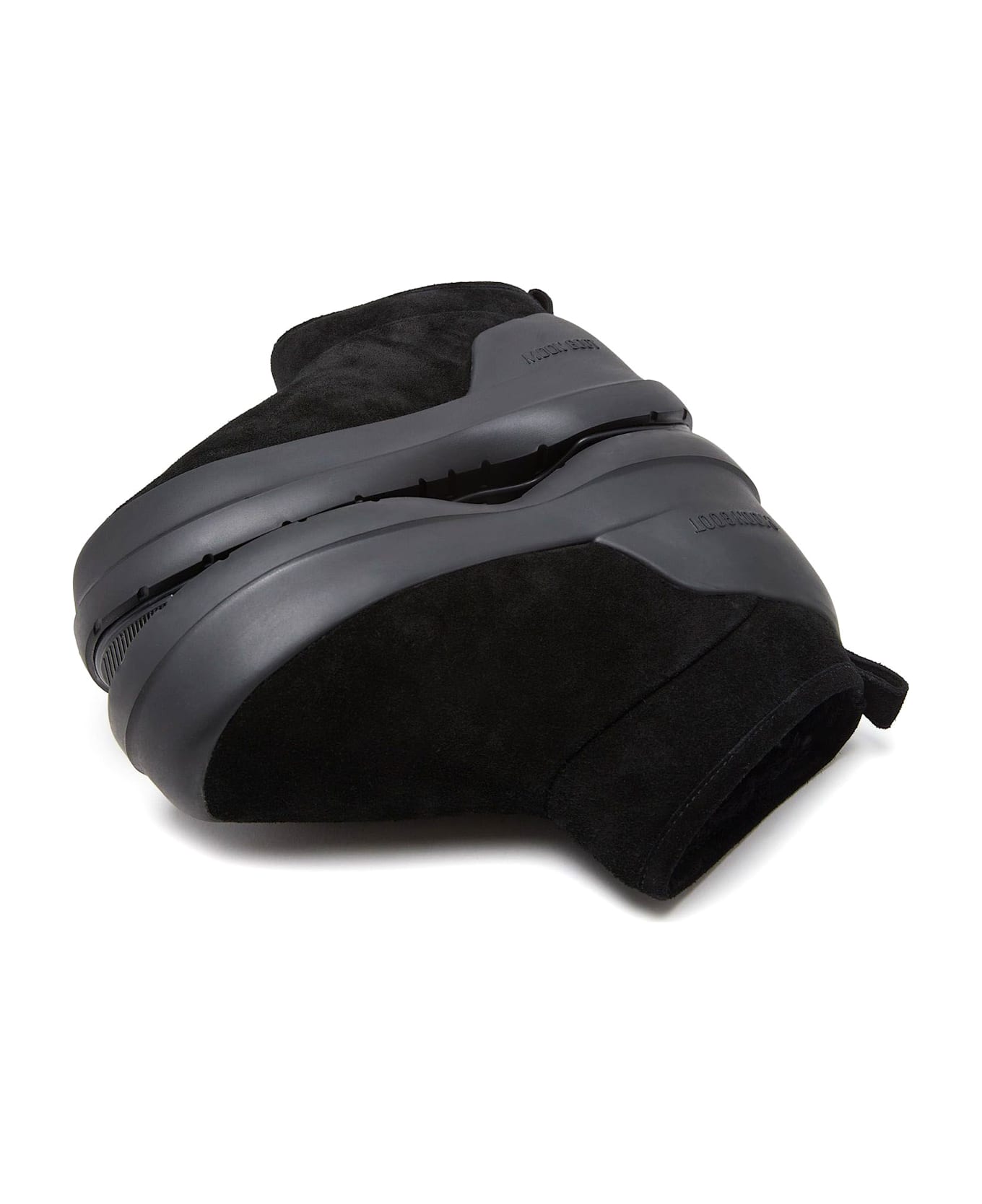 Moon Boot Luna Low Black Suede Boots | italist