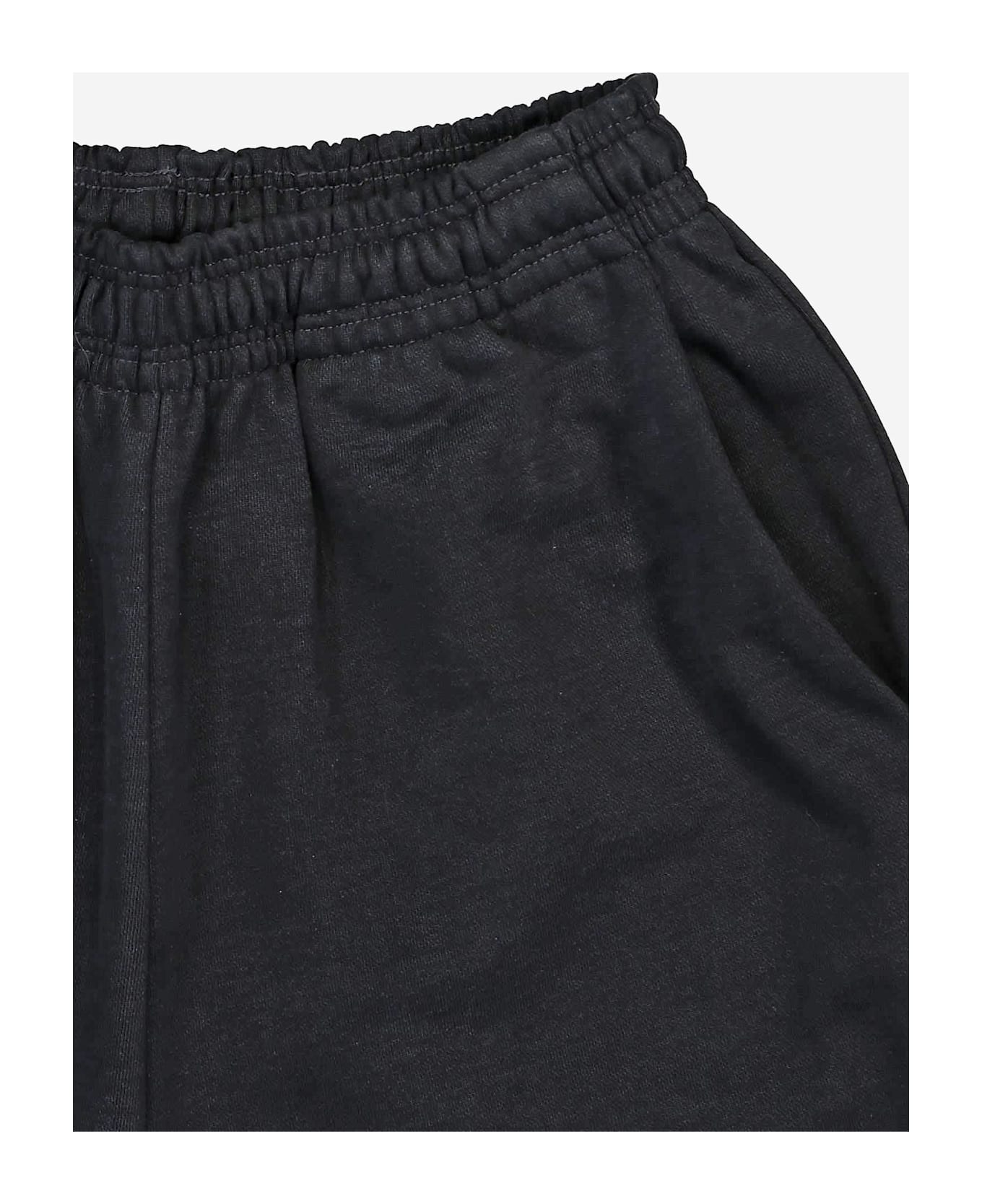 VETEMENTS Printed Cotton Trousers - Black