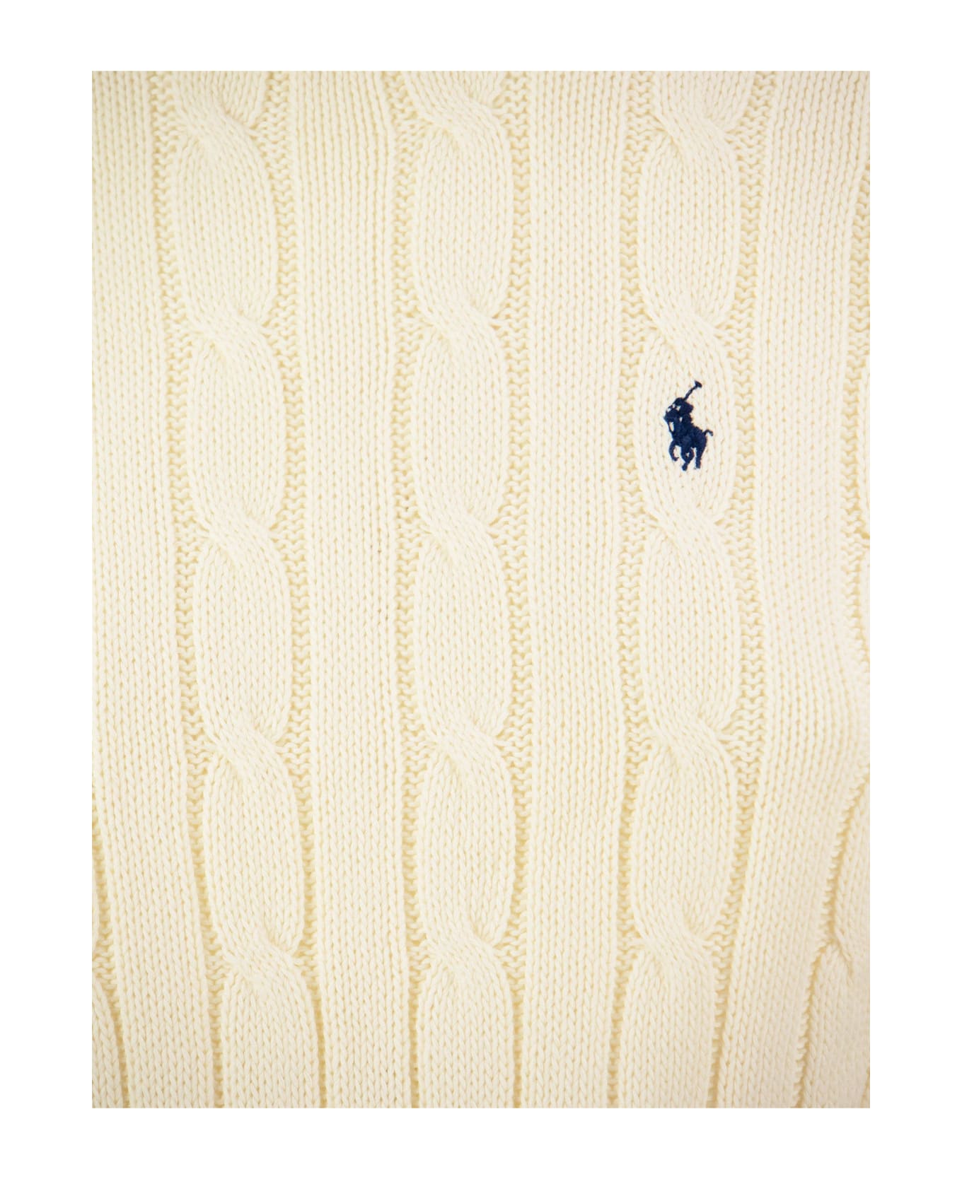 Polo Ralph Lauren Cable Knit Sweater - White ニットウェア