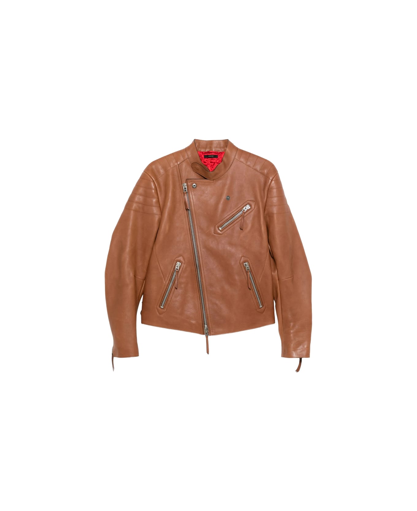 Tom Ford Leather Outerwear - BROWN