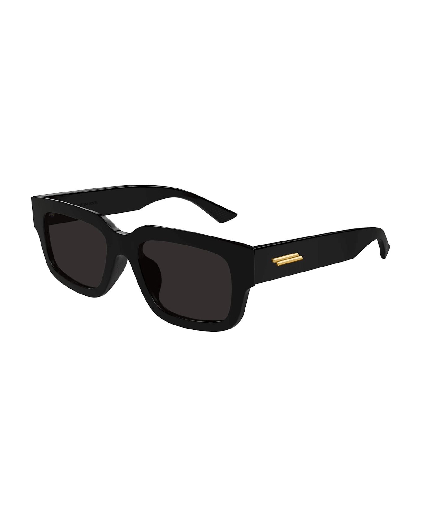 Bottega Veneta Eyewear Bv1359sa-001 - Black / Asian Fit Sunglasses - Black