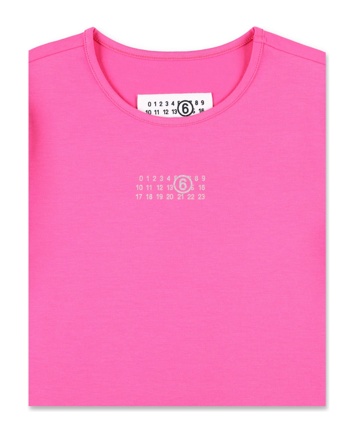 MM6 Maison Margiela Kid - Logo T-shirt - FUXIA