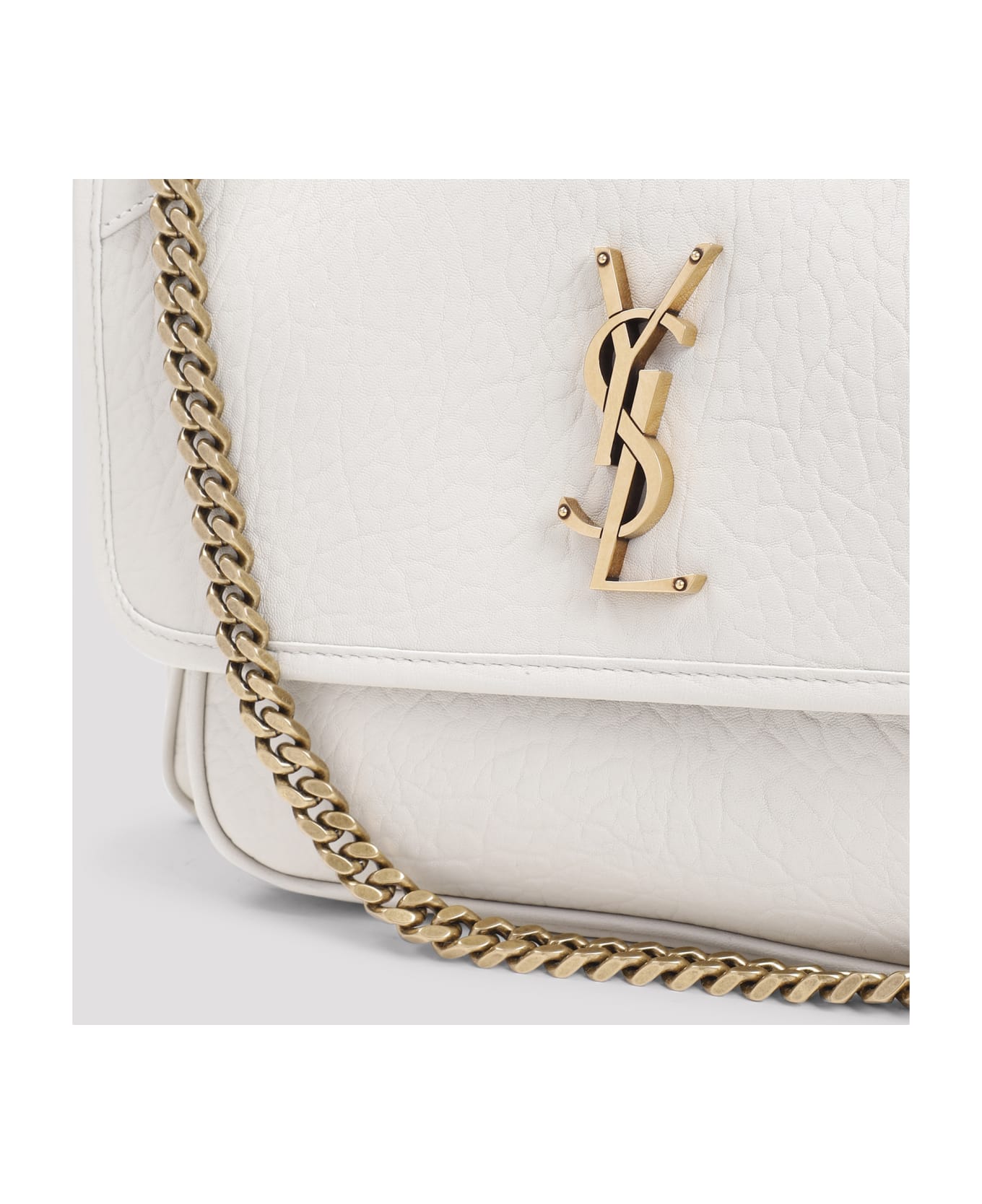 Saint Laurent Niki M Shoulder Bag - Crema Soft