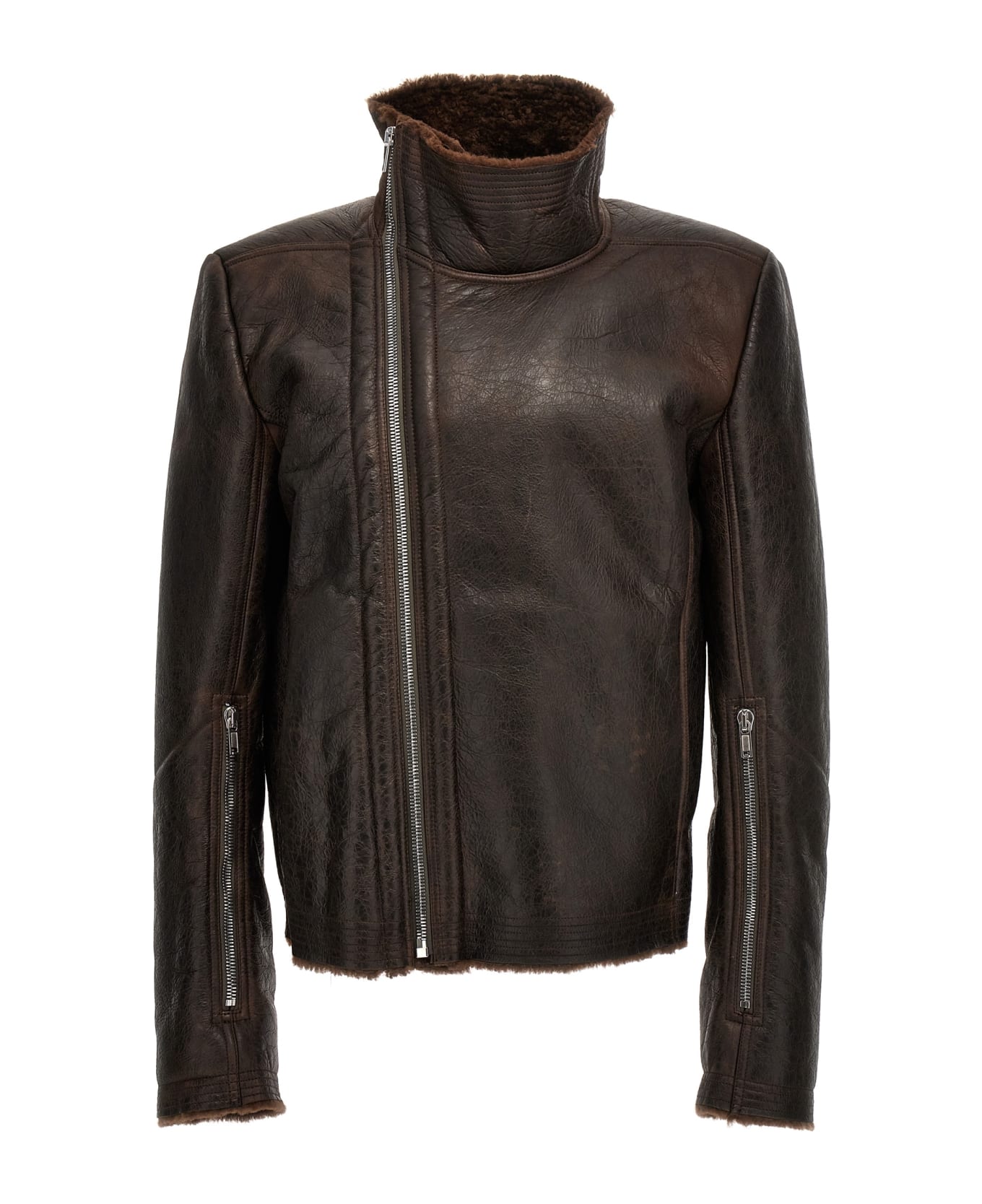 Rick Owens 'bauhaus' Jacket - Brown