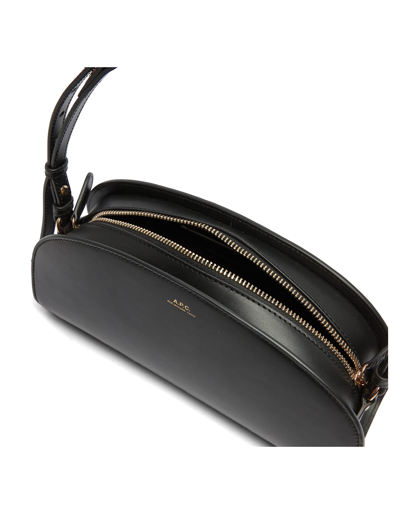 A.P.C. Sac Demi-lune Shoulder - Lzz Noir