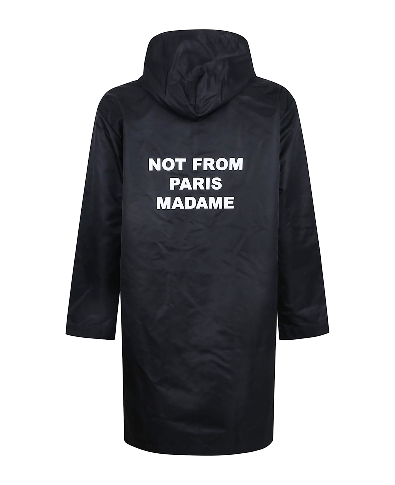 Drôle de Monsieur Slogan Parka - Bl Black
