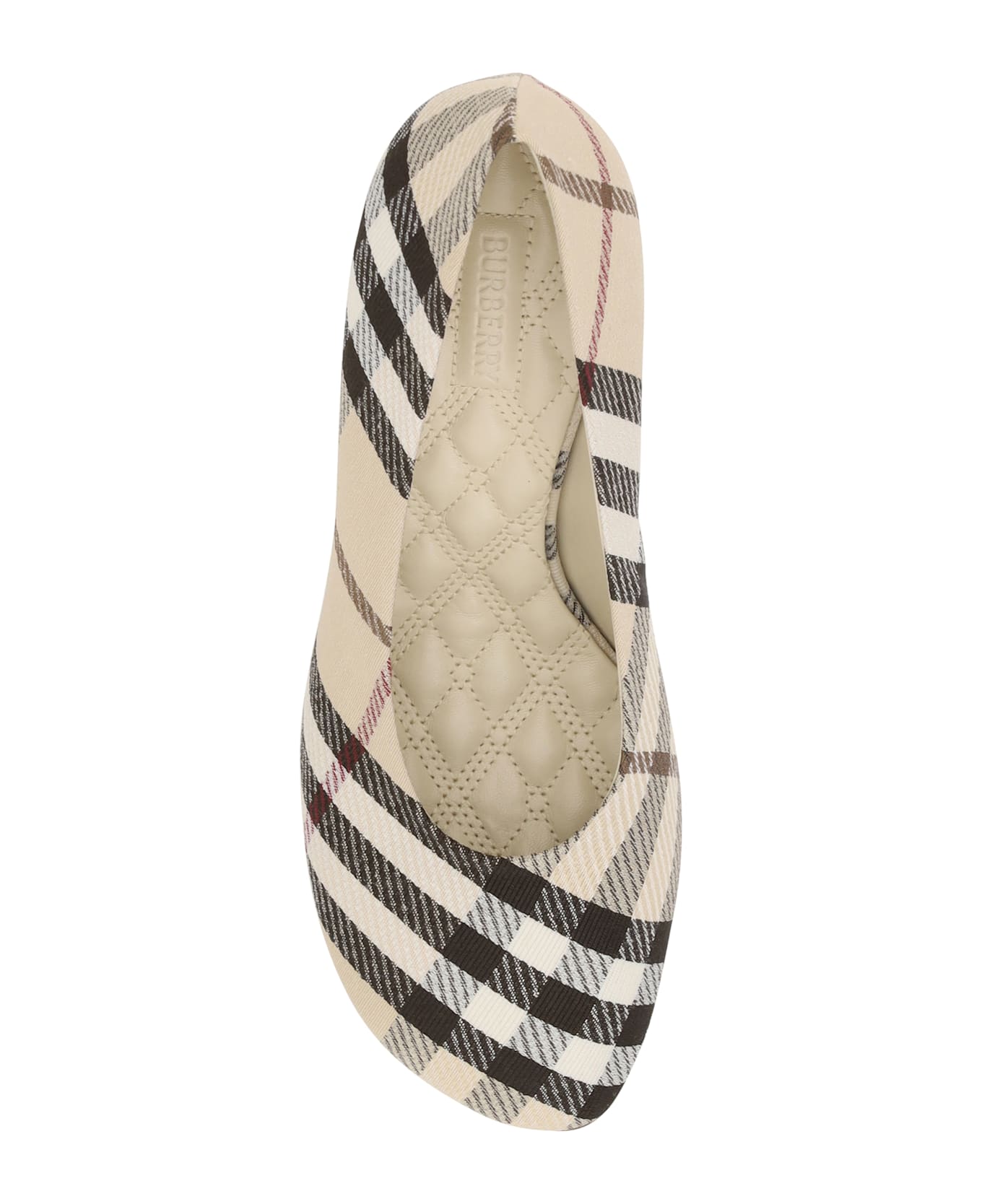 Burberry Archivio Check Baby Pumps - Alabaster Ip Check