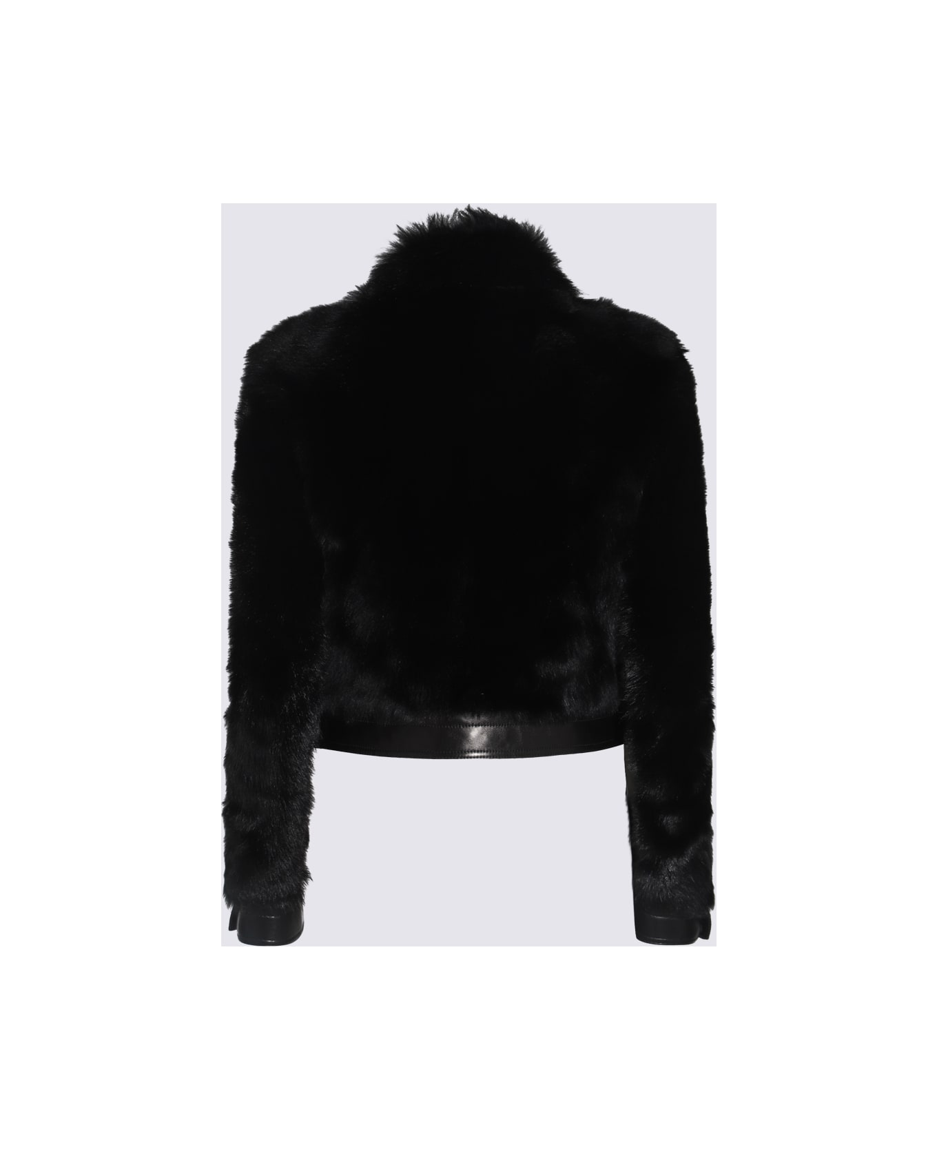 Tom Ford Black Leather Jacket - Black