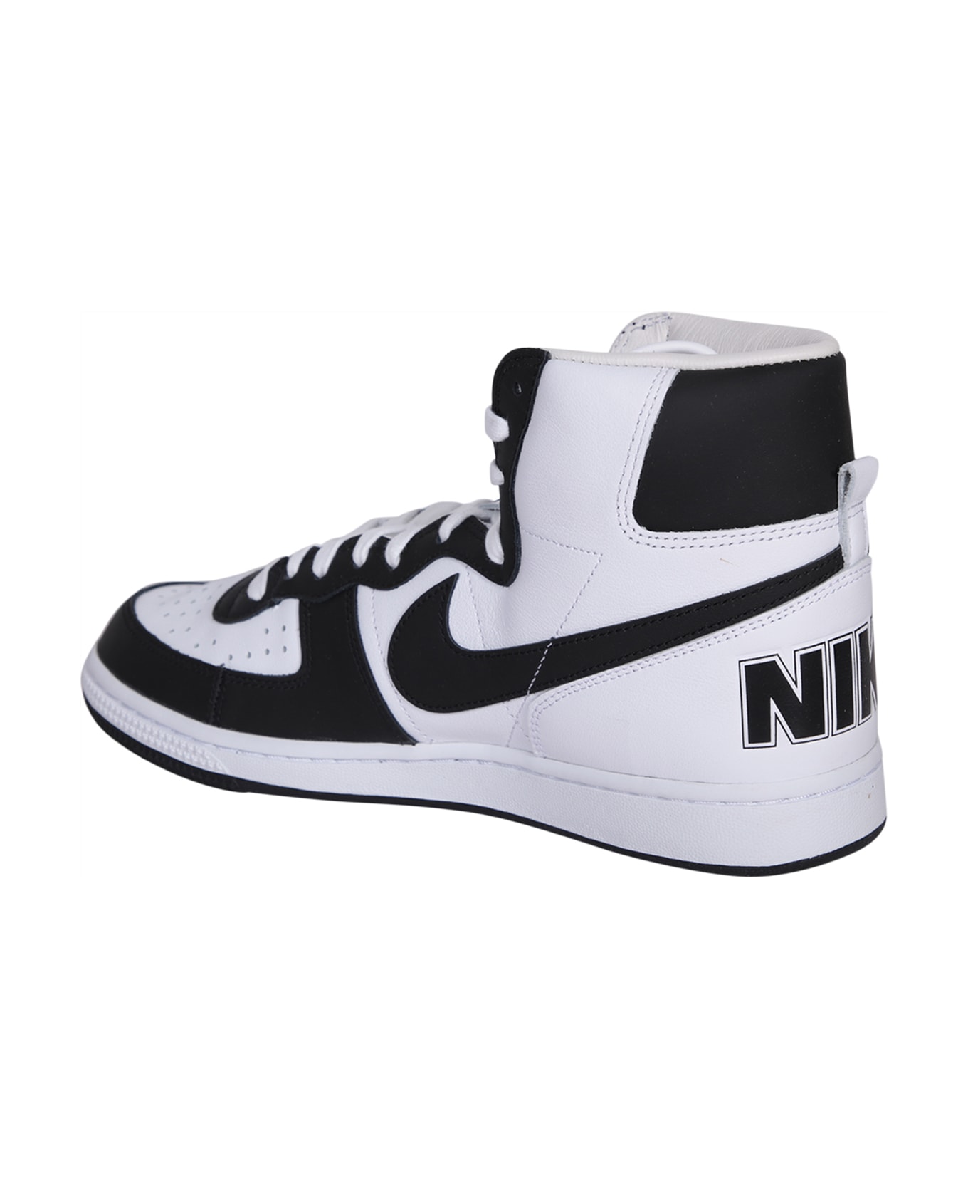 Comme Des Garçons Homme Plus Sneakers High-top Nike Terminator Black/white - Black