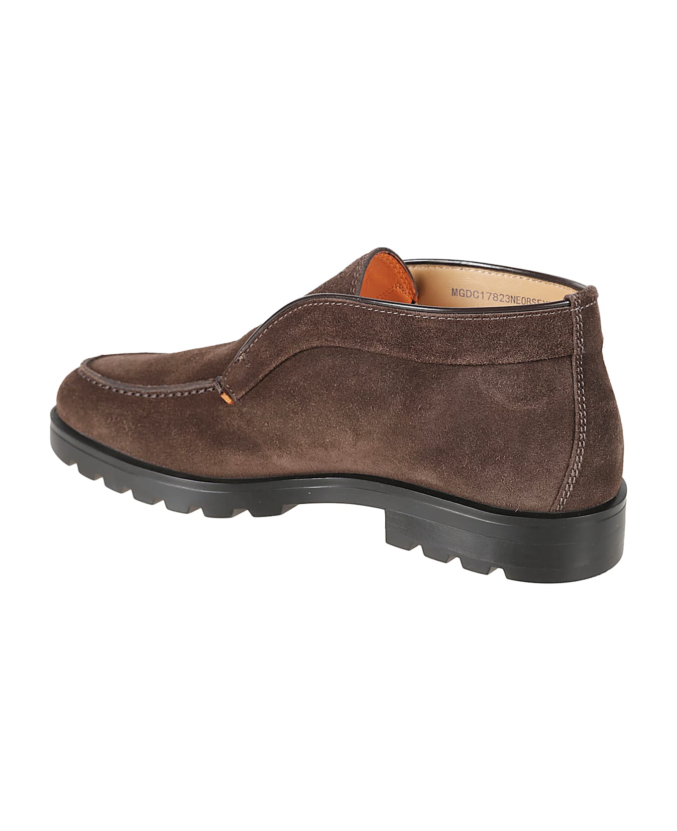 Santoni Rock-ow Slip-on Ankle Boots - Dark Brown