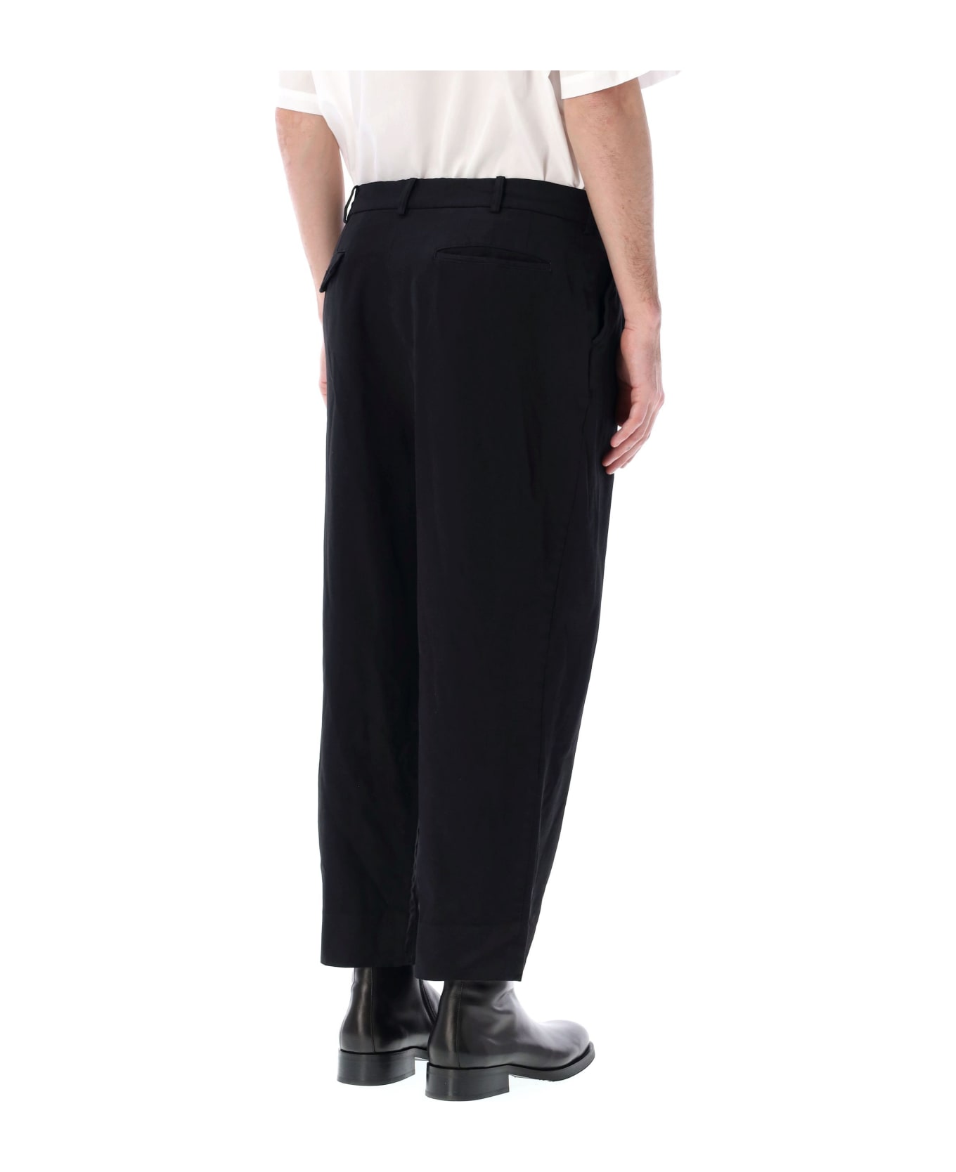 Comme des Garçons Homme Pleated Chino Pants - BLACK ボトムス