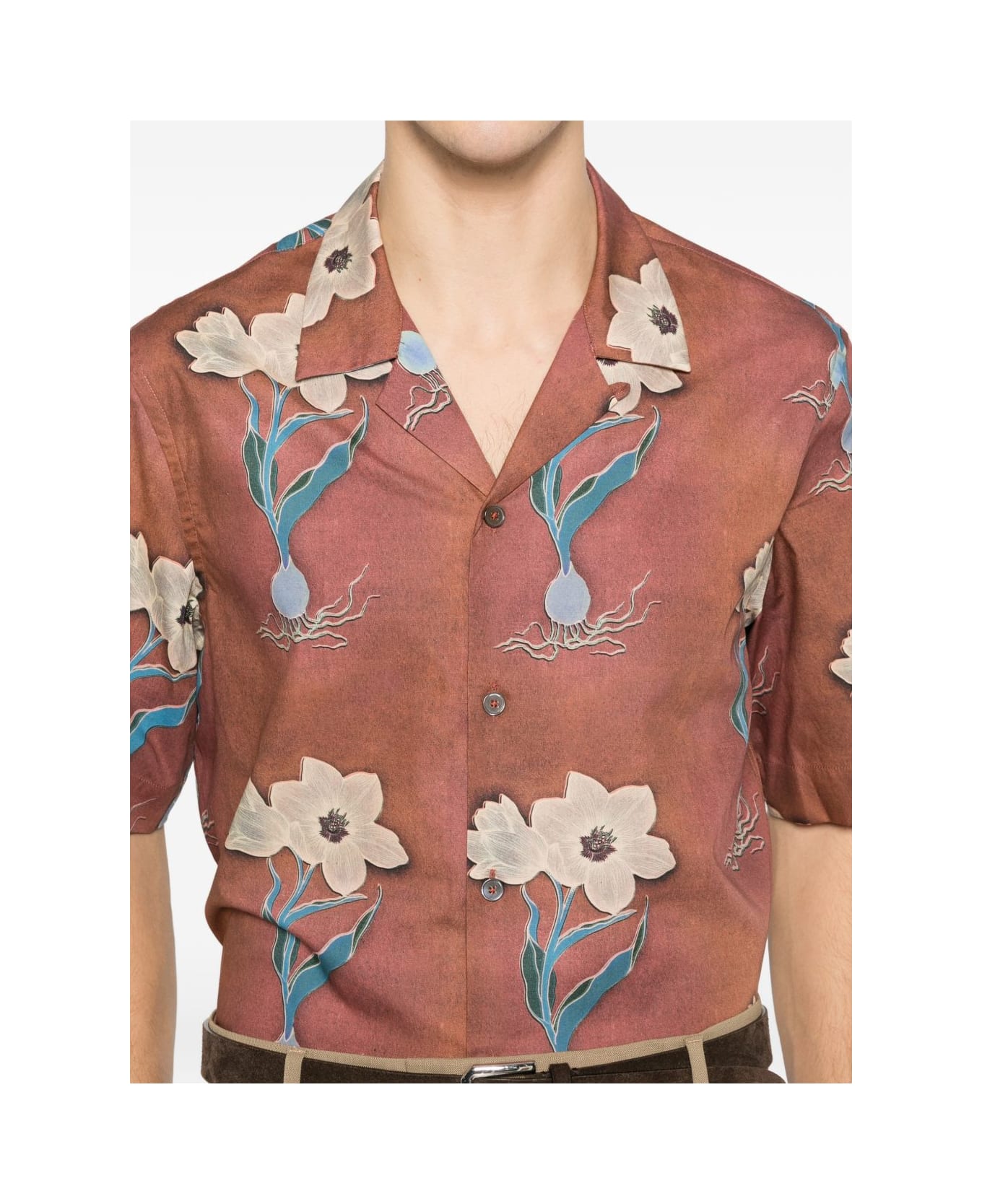 Paul Smith Printed Shirt - Orange