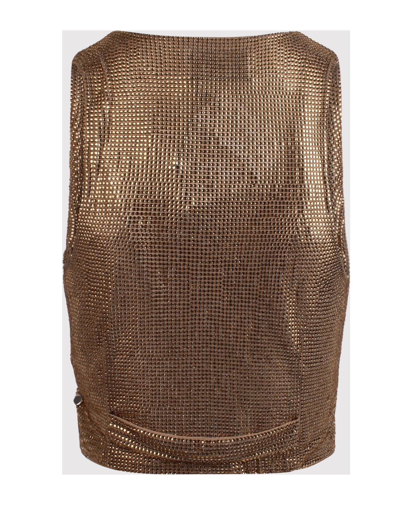 Giuseppe di Morabito Cropped Vest With Crystals