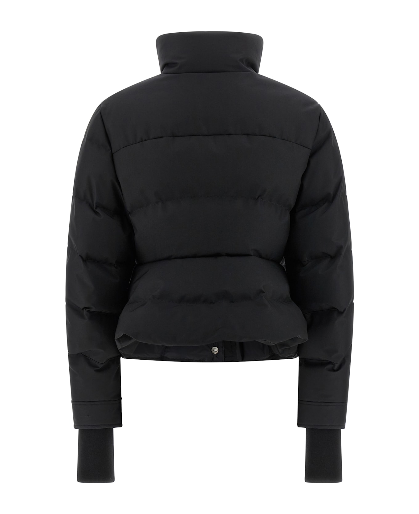 Alexander McQueen Cropped Down Jacket - Black  