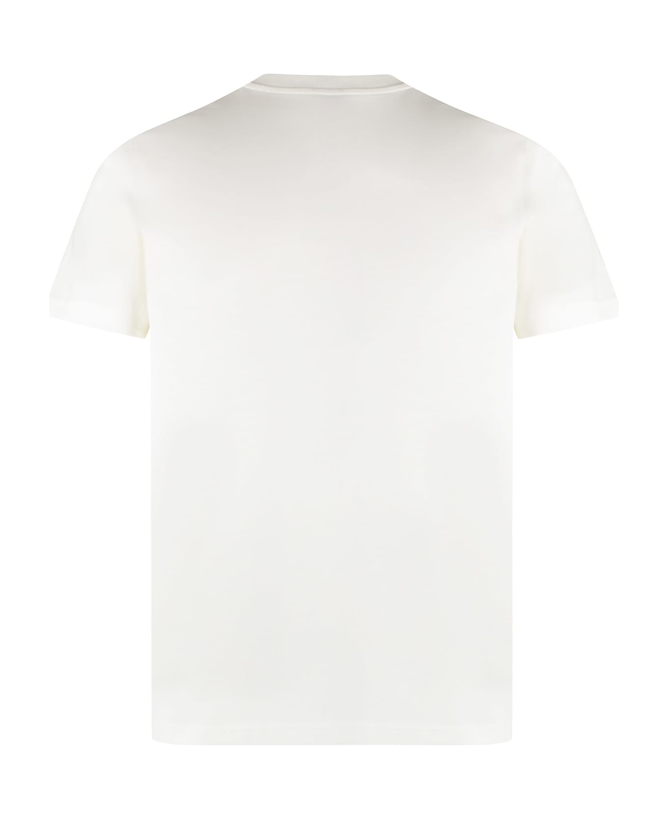 Moncler Cotton Crew-neck T-shirt - White