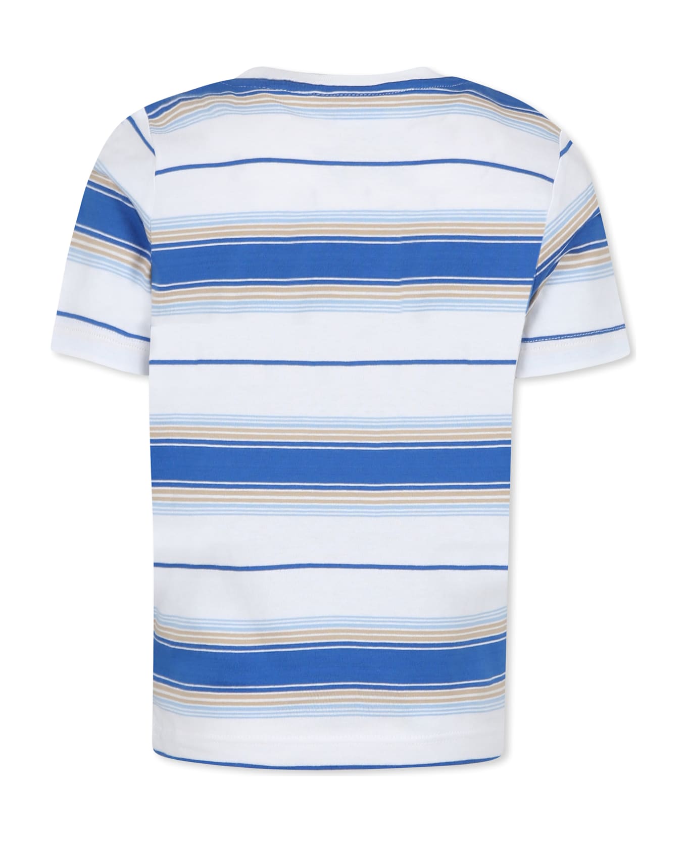 Hugo Boss White T-shirt For Boy With Logo - White