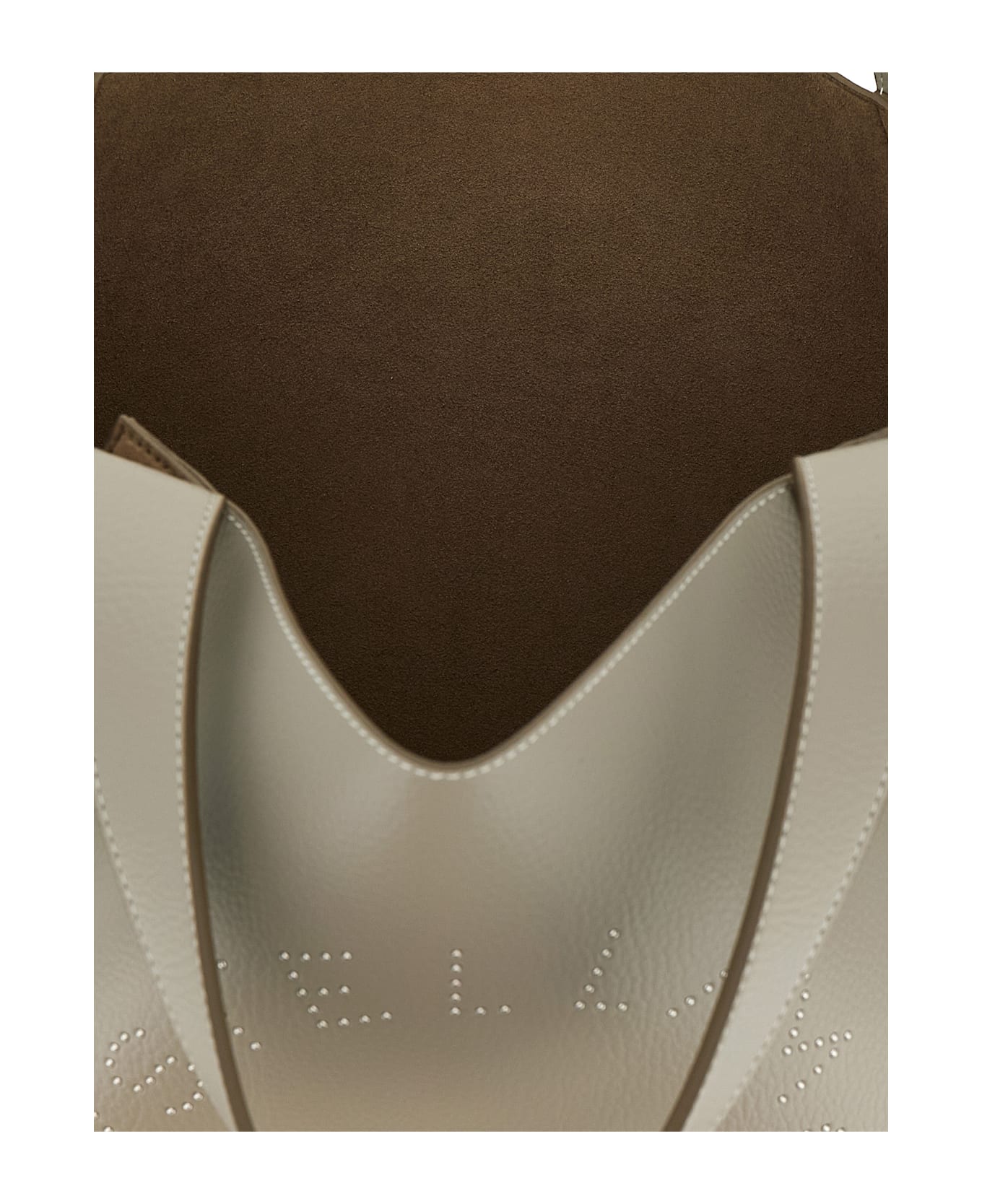 Stella McCartney 'the Logo Bag' Shopping Bag - Beige