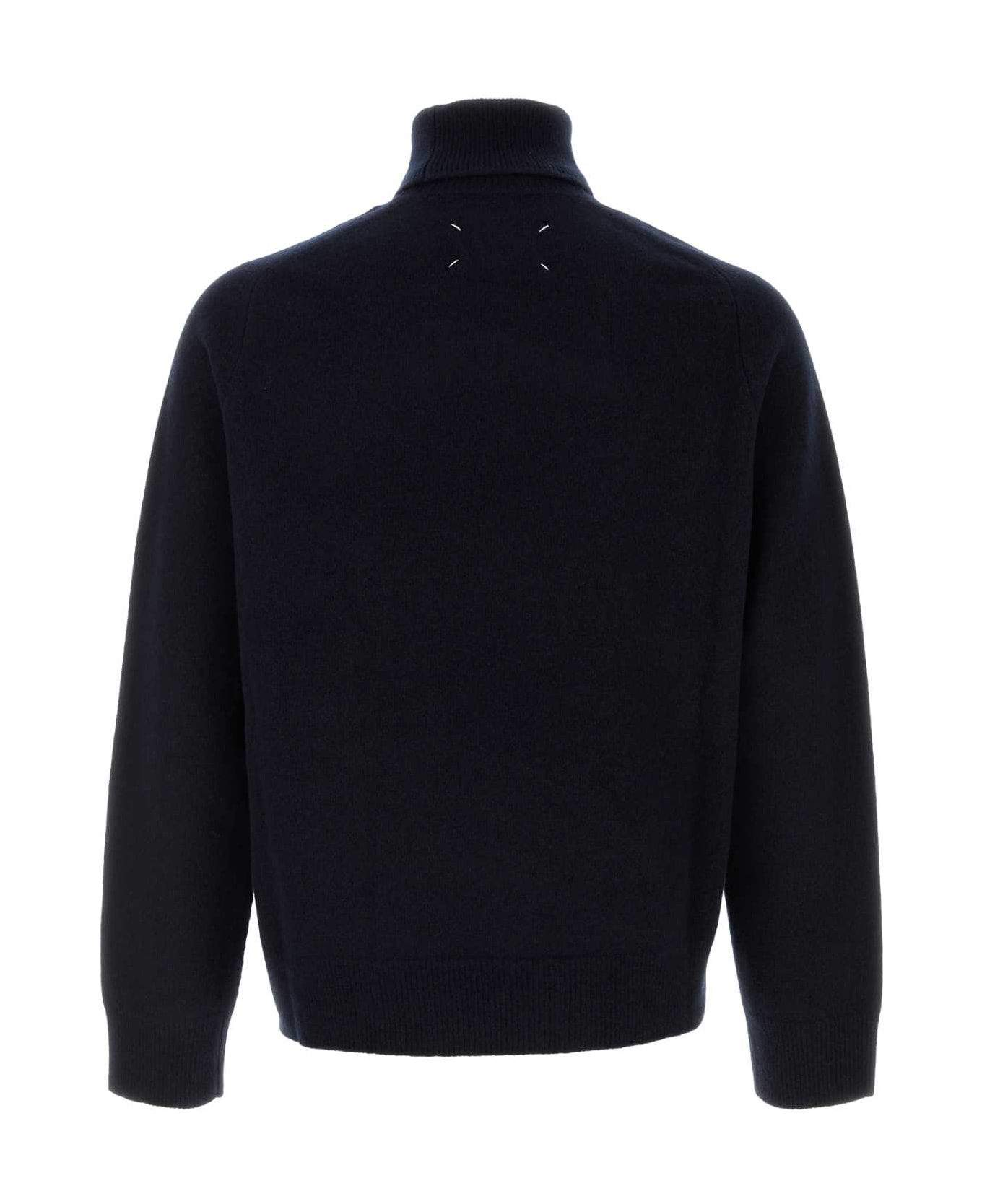 スウェット・トレーナー Maison Margiela Midnight Blue Wool Sweater Maison Margiela Midnight Blue Wool Sweater | italist, ALWAYS