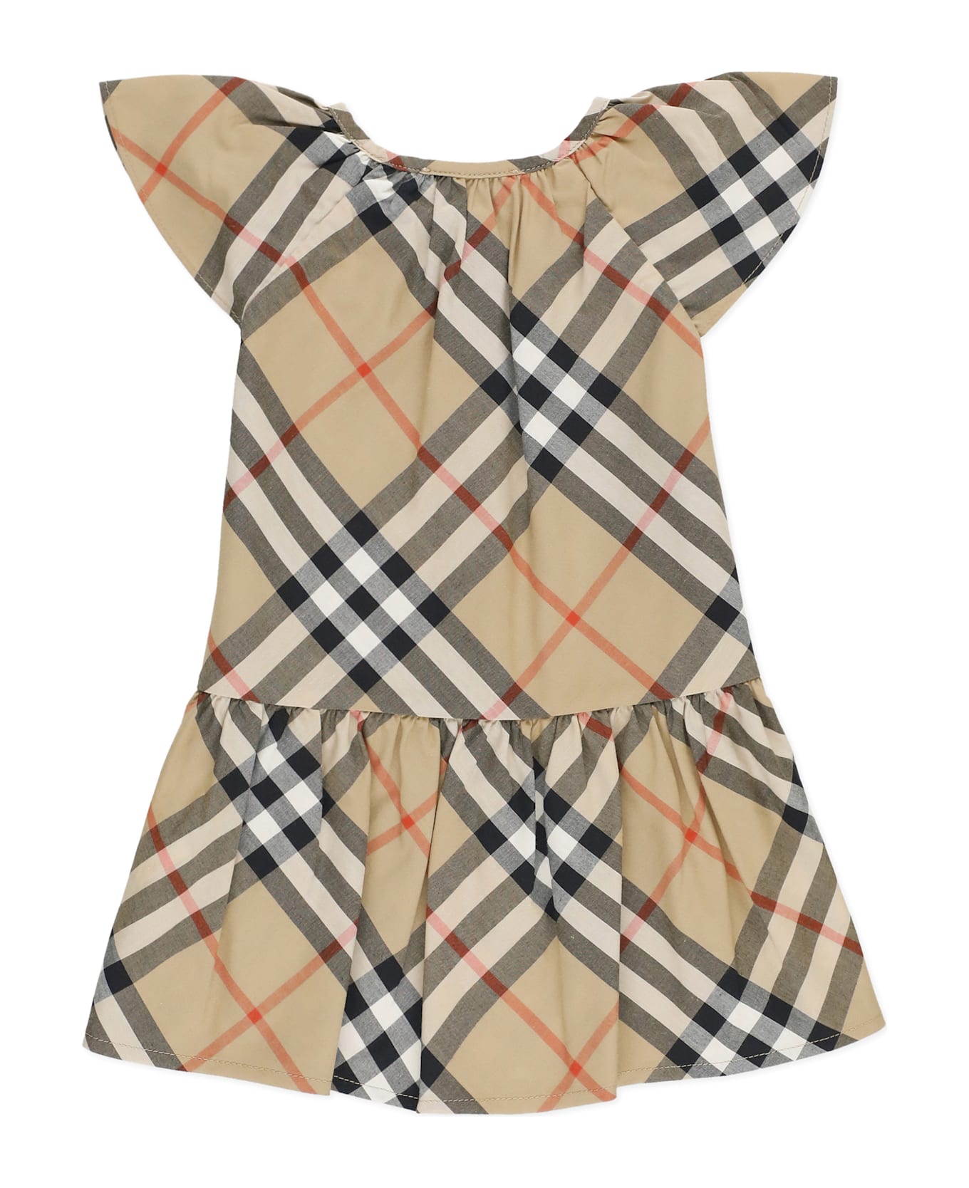 Burberry Tartan Dress - Beige