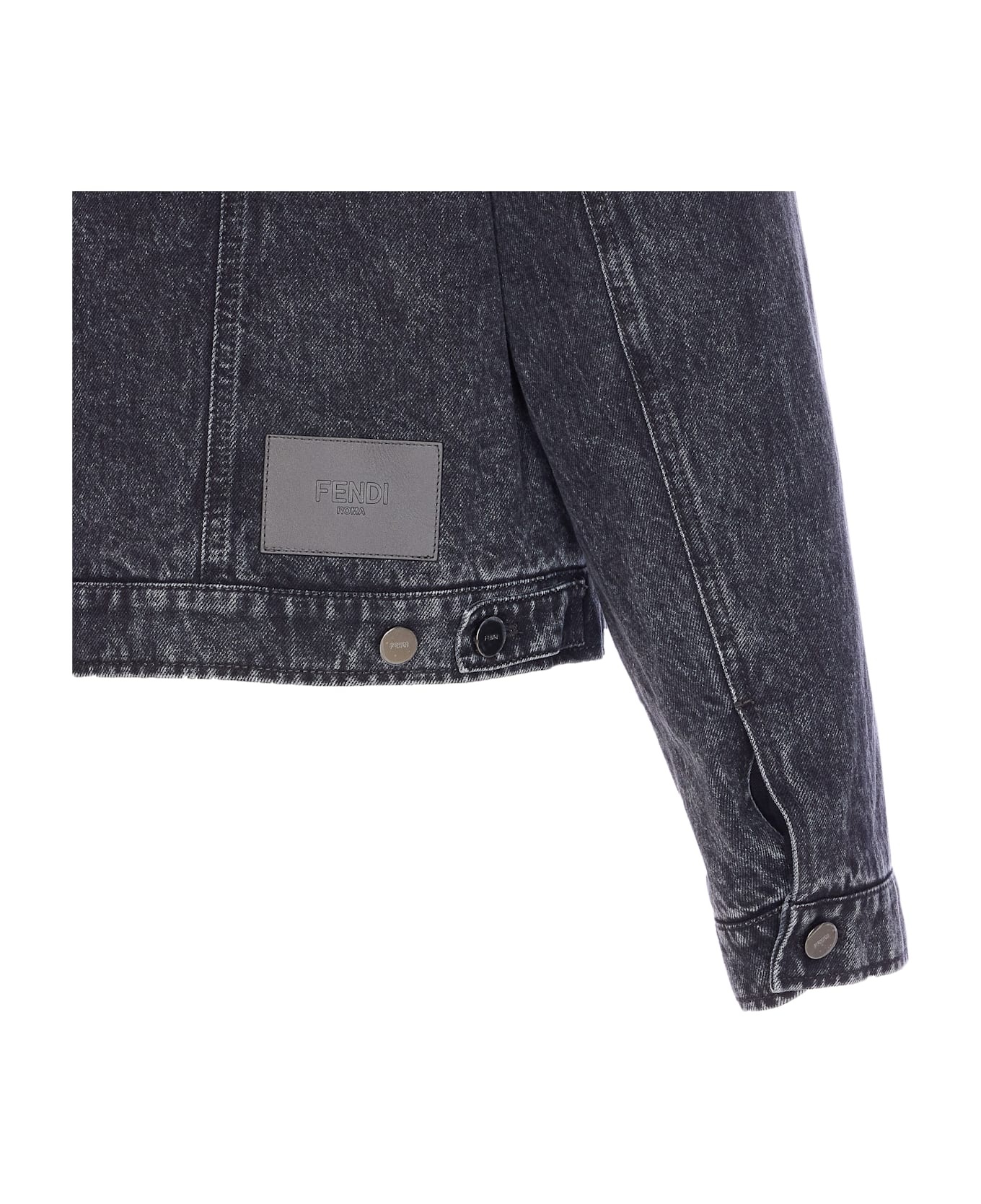 Fendi Ff Motif Blouson - Black