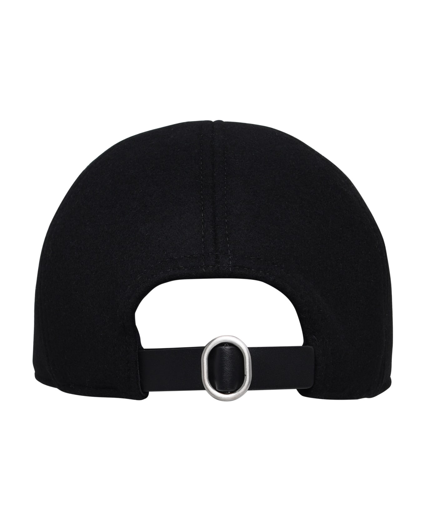 Jil Sander Black Cashmere Hat - Black
