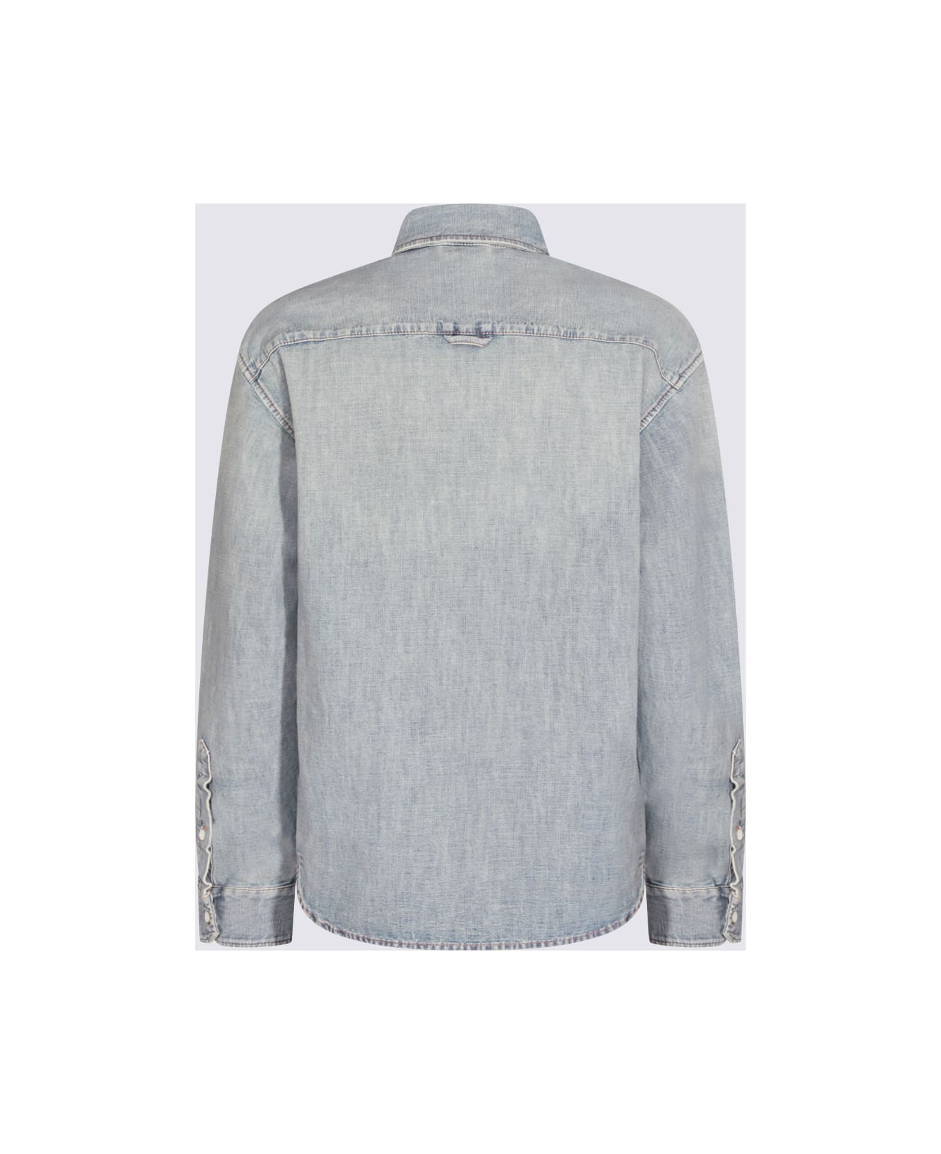 Miu Miu Light Blue Cotton Shirt - Light Blue