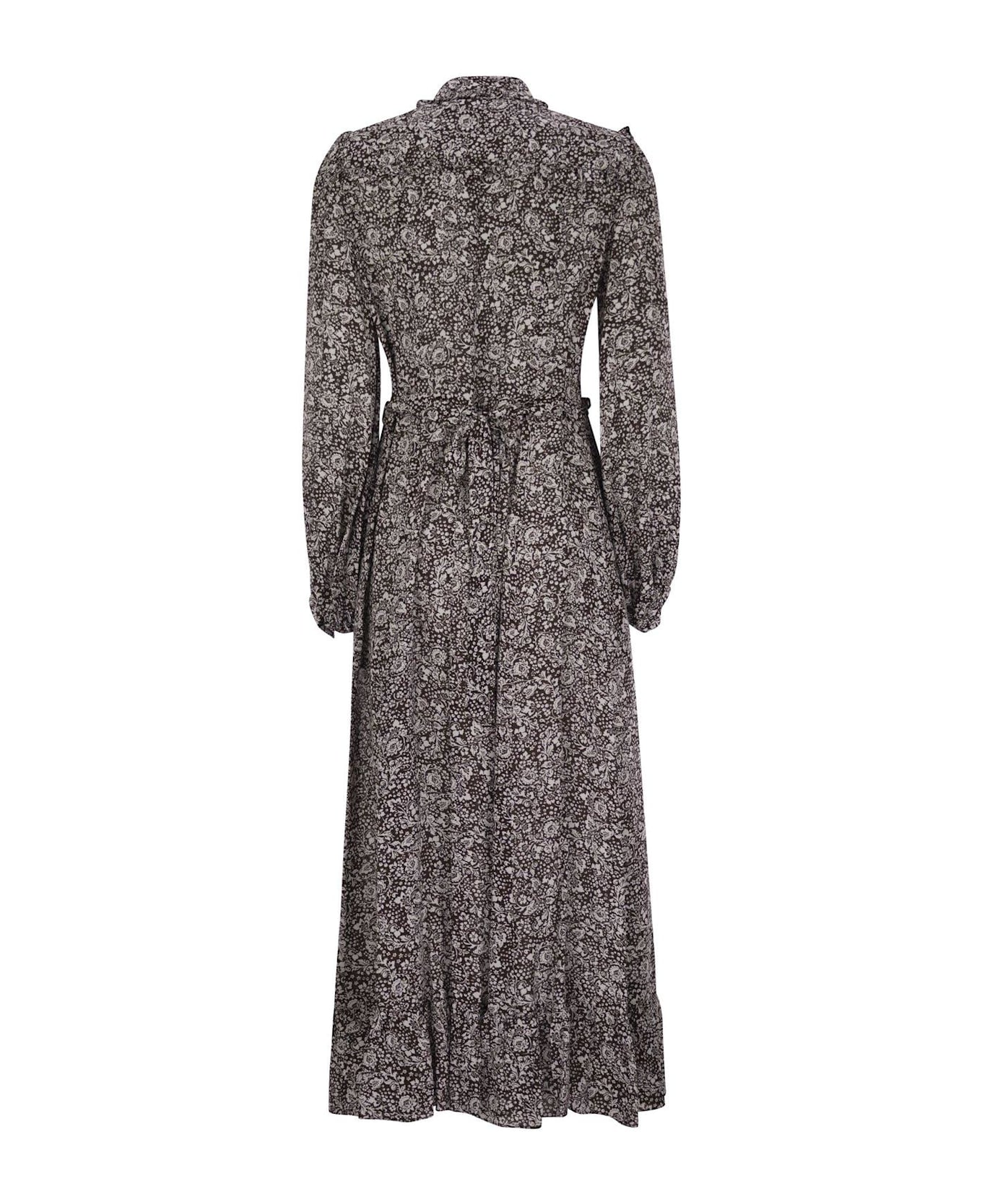 Weekend Max Mara All-over Patterned Long-sleeved Dress