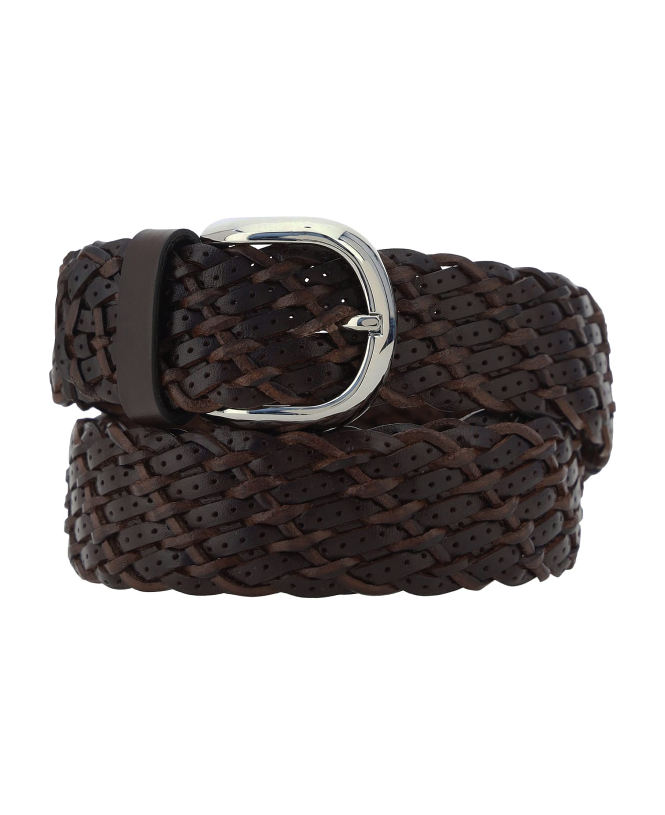 Brunello Cucinelli Leather Belt - Testa Di Moro