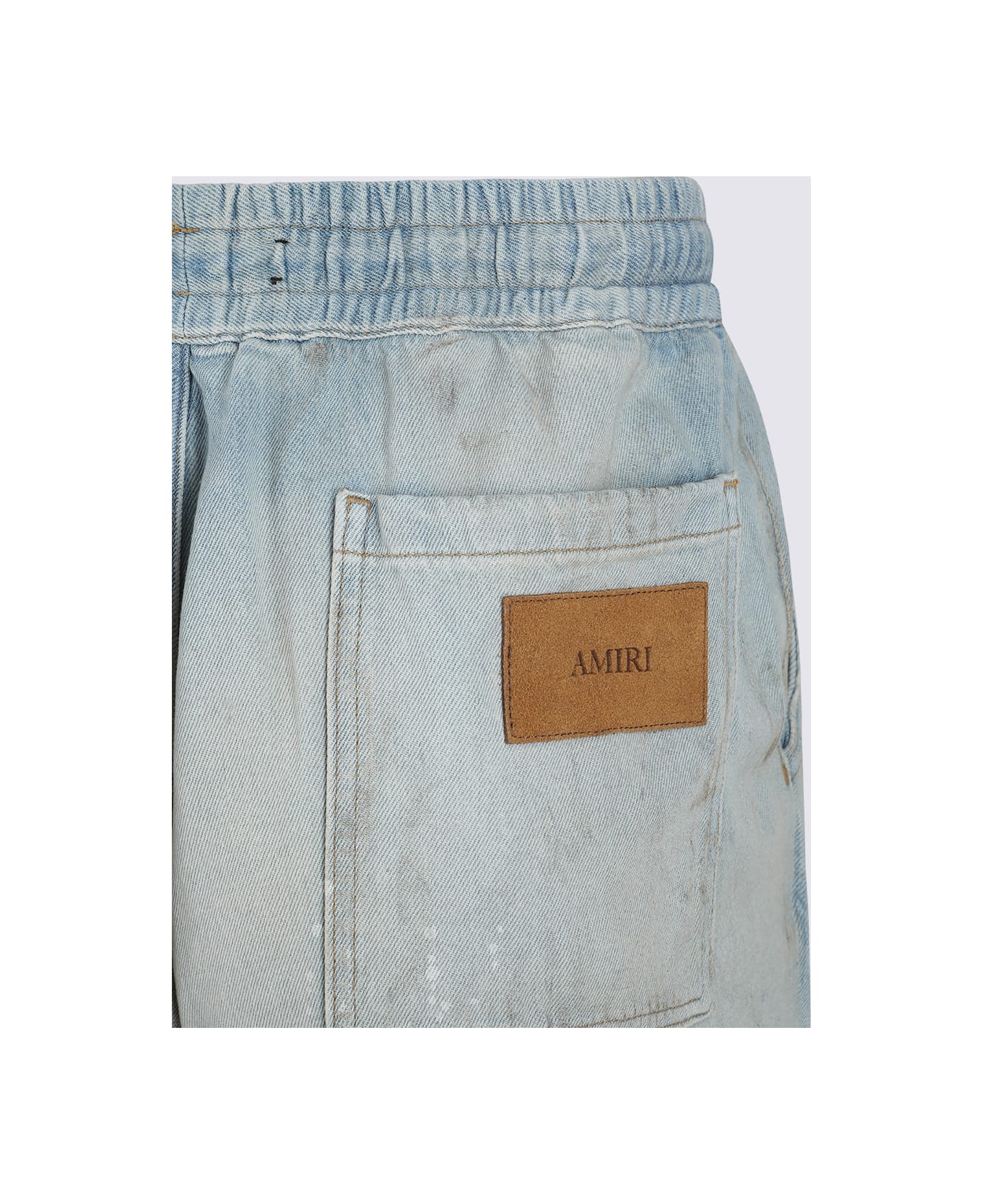 AMIRI Light Blue Cotton Jeans - PERFECT ANTIQUE INDIGO