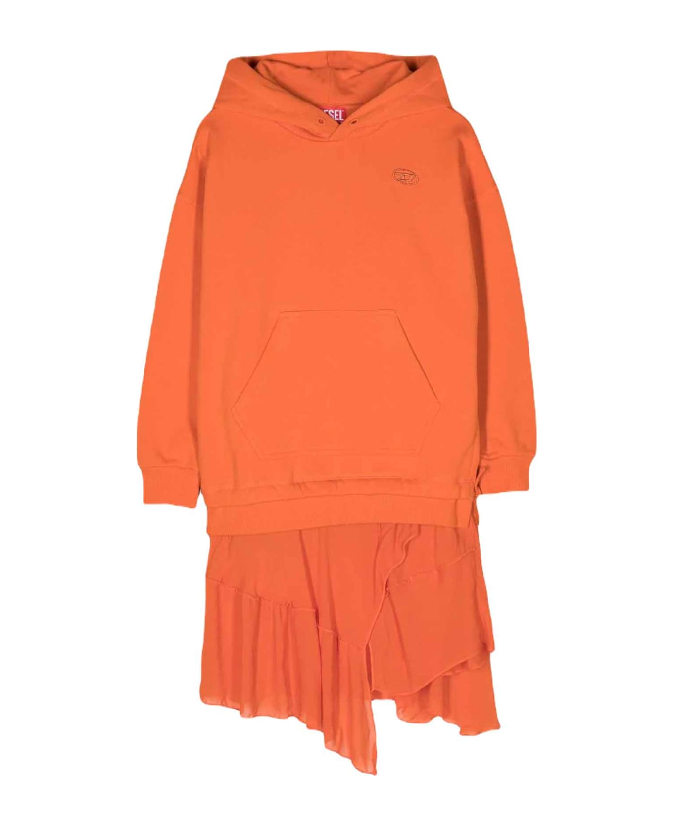 Diesel Orange Dress Girl - Arancione ワンピース＆ドレス