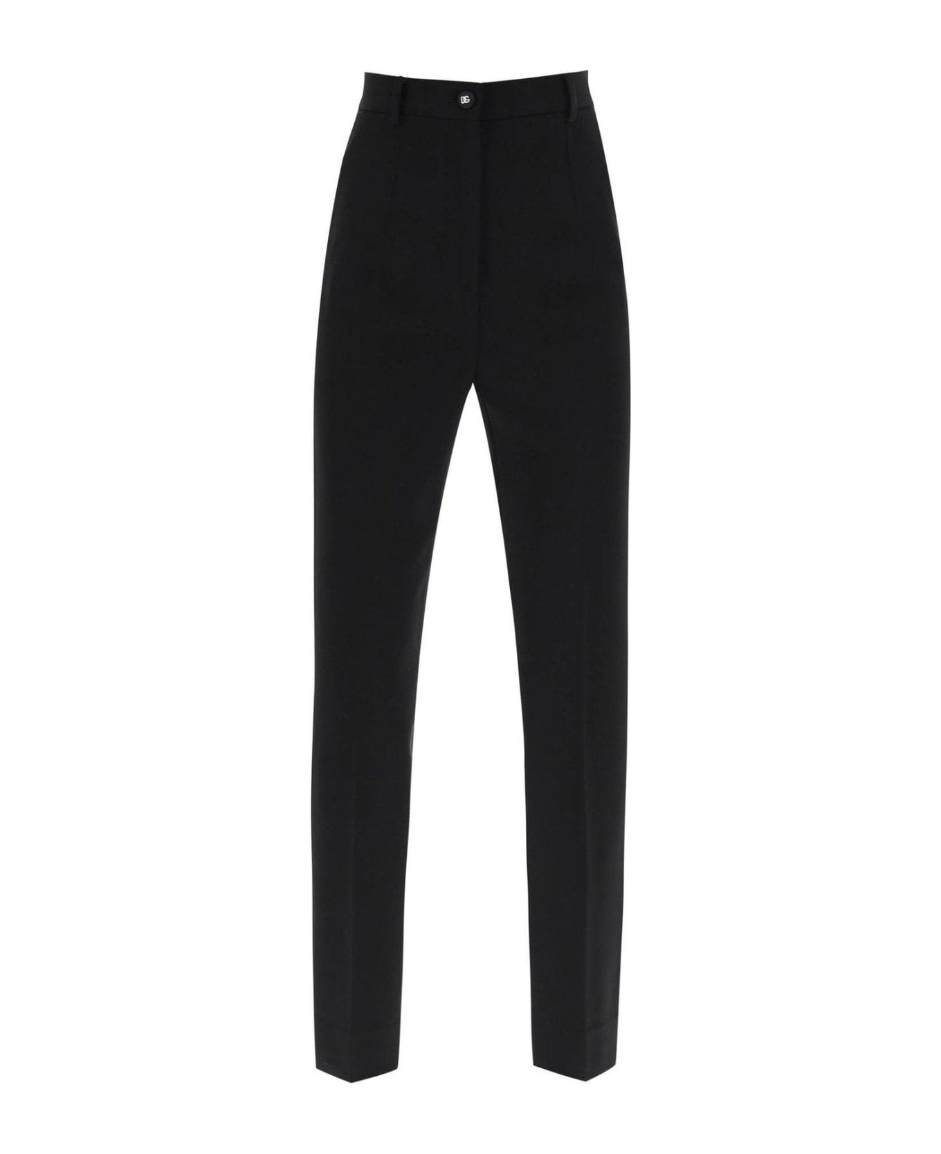 Dolce & Gabbana Milano Stitch Cigarette Pants - Nero ボトムス