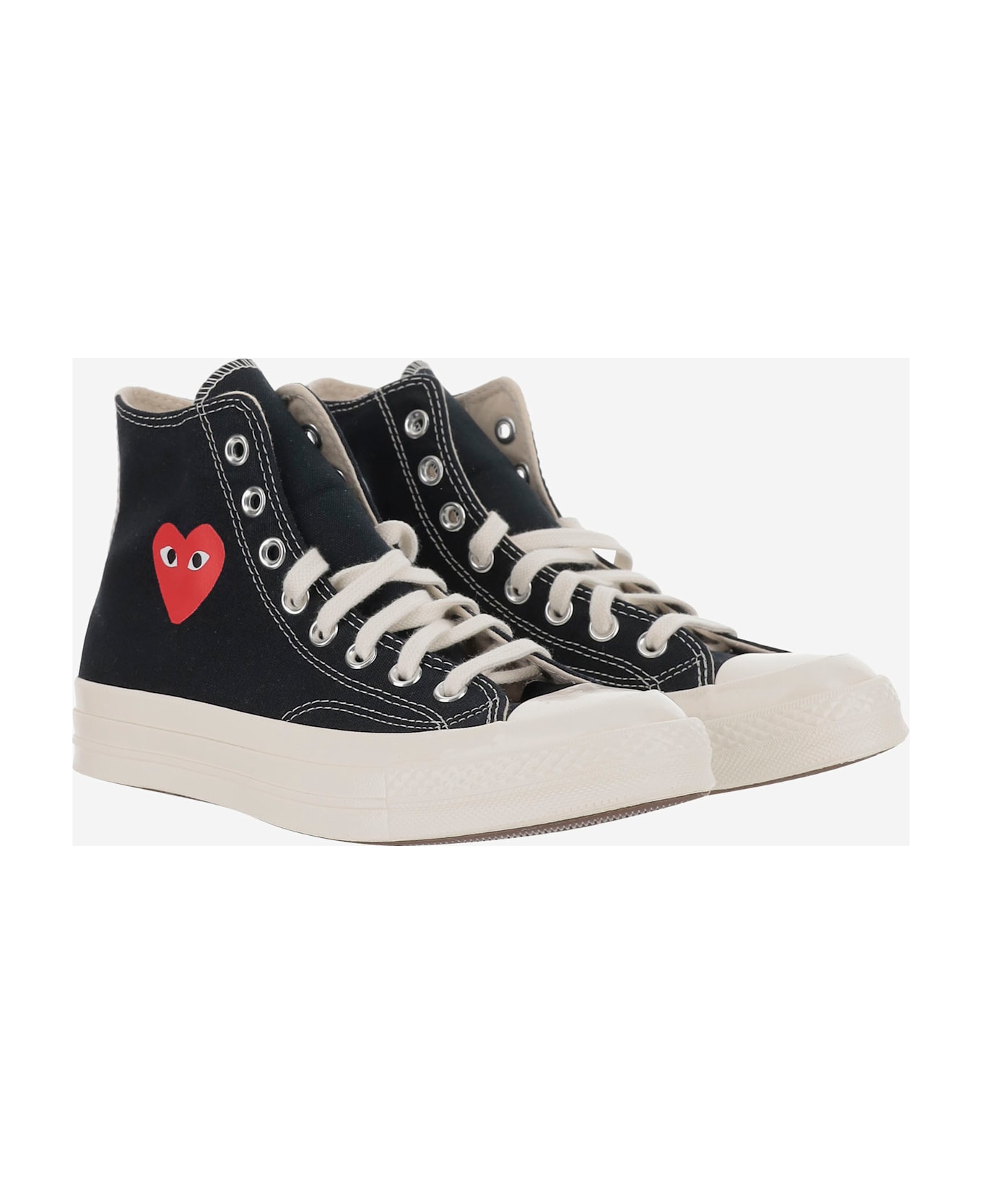 Comme des Garçons Play Comme Des Garçons X Converse Canvas Sneakers - Black