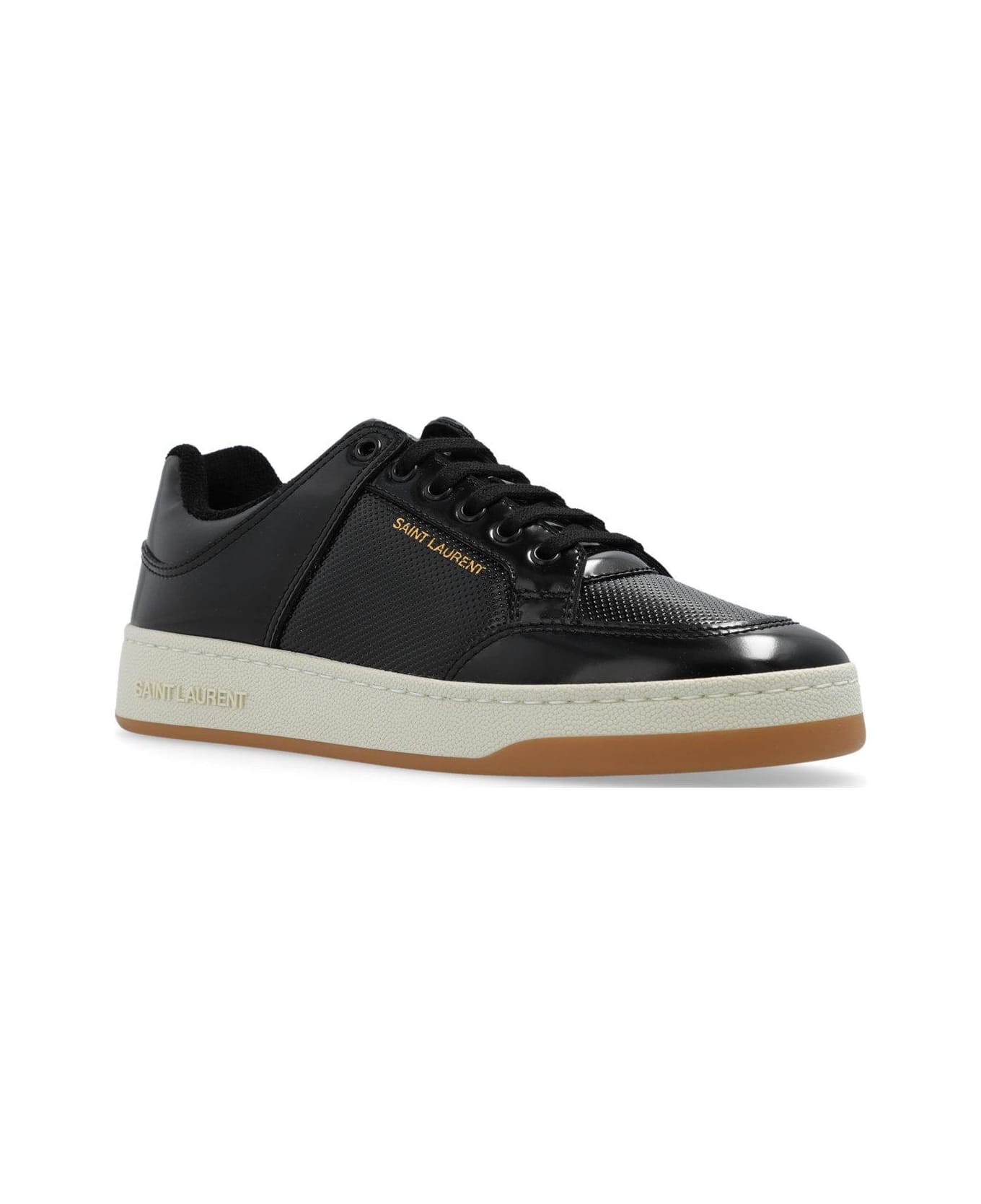 Saint Laurent Lace-up Sneakers - Black