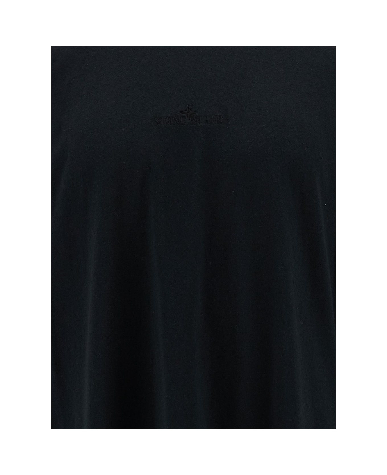 Stone Island Crew Neck T-shirt In Cotton - Black シャツ