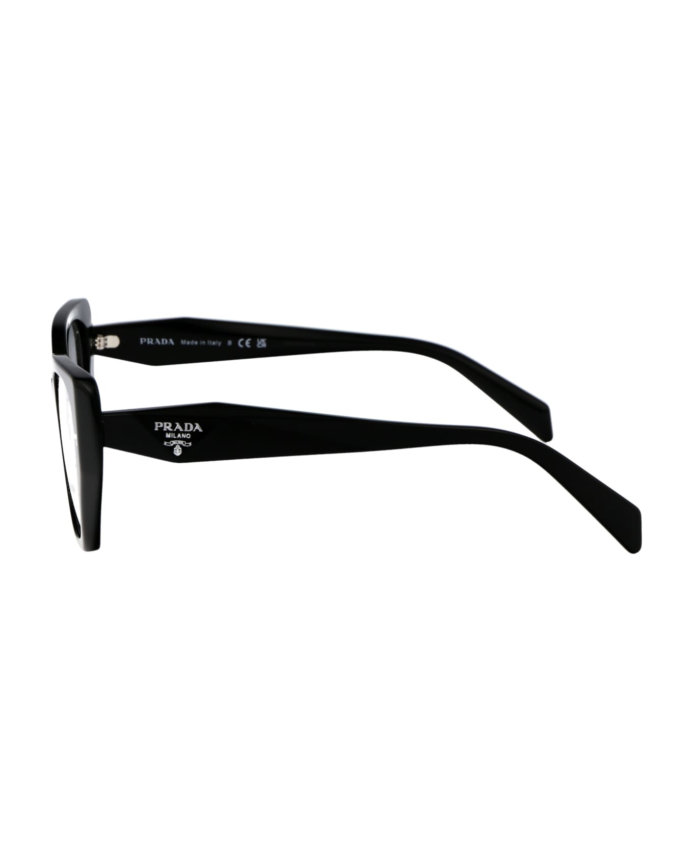 Prada Eyewear 0pr 18wv Glasses - 1AB1O1 BLACK