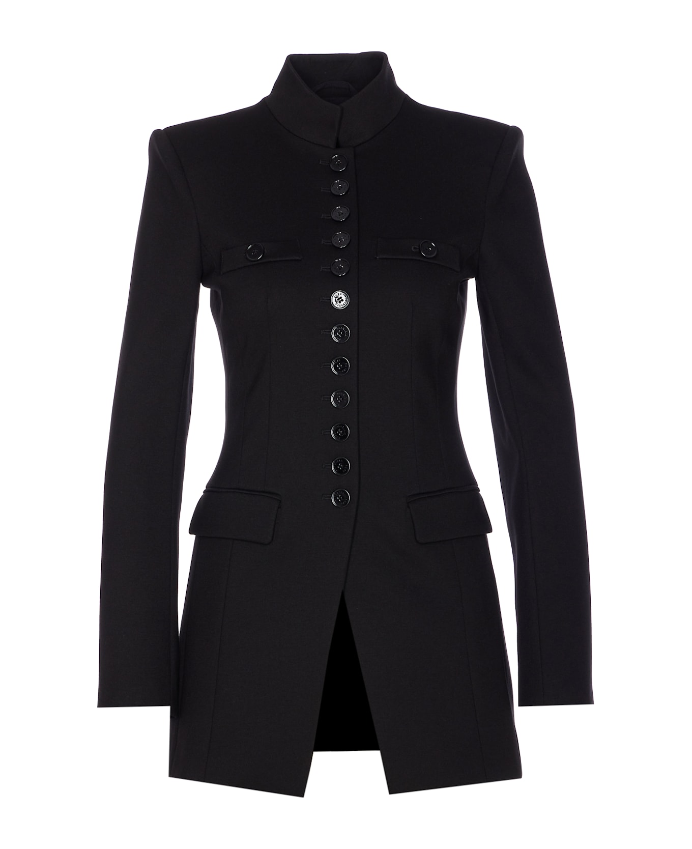 Patrizia Pepe Military Blazer - Black