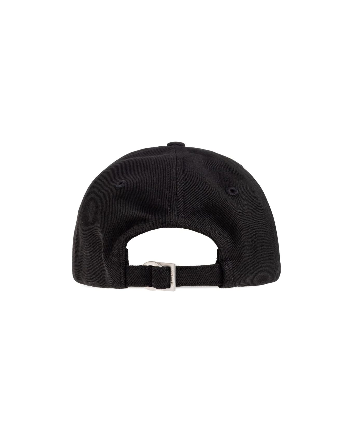 Jacquemus Cotton Baseball Cap - Black