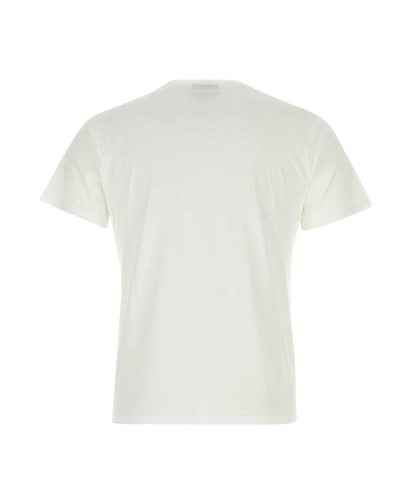 Botter White Cotton T-shirt - WHITECARIBNBE