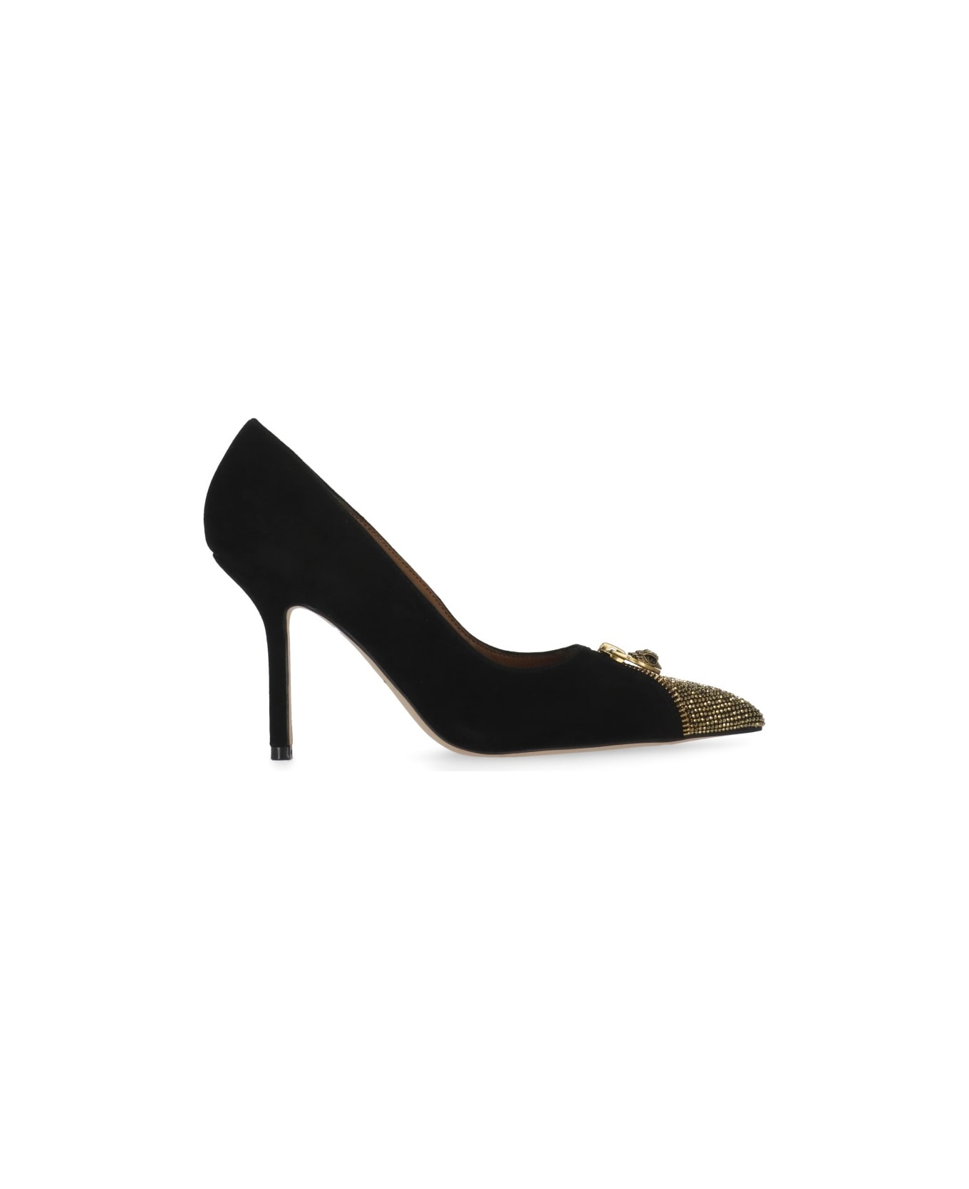 Kurt Geiger Zip Court Decollete - Black
